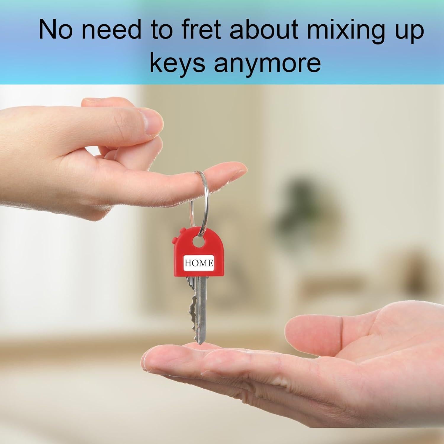 8 Fundas de Llave Silicona Loghohu Multicolor 2.8cm