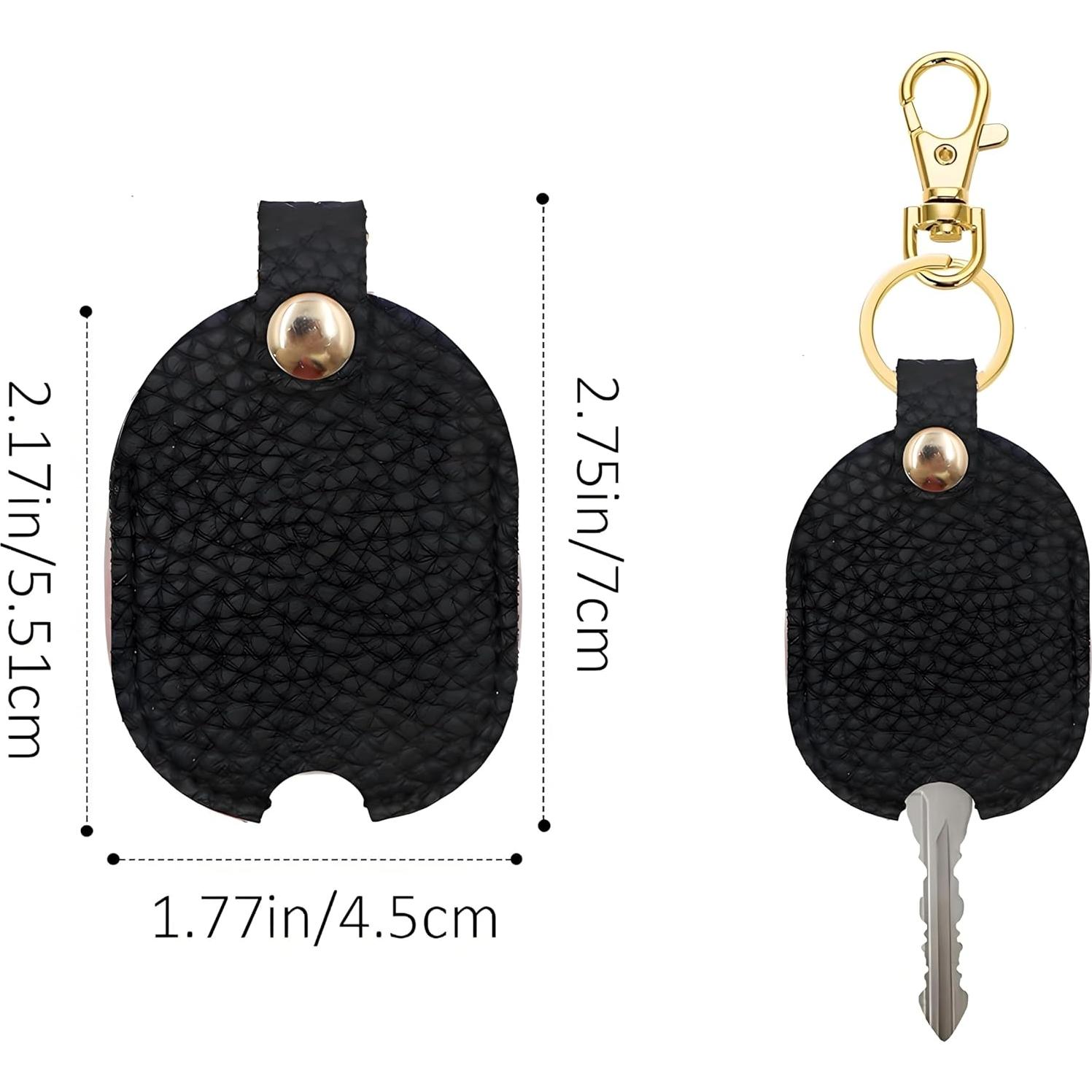 Funda de Llave de Coche Vintage TsqYeLk Azul PU