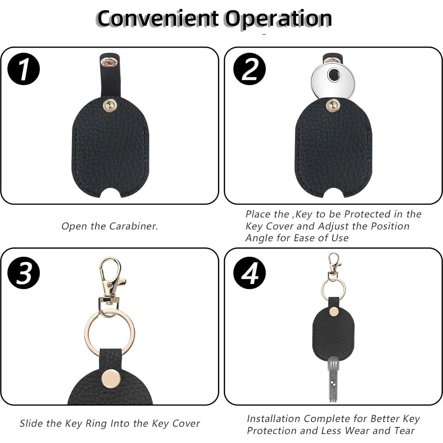 Funda de Llave de Coche Vintage TsqYeLk Azul PU