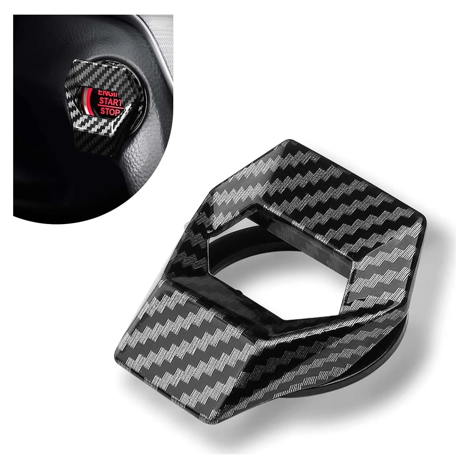 Cubierta Protectora Botón de Inicio Ferianl Fibra de Carbono
