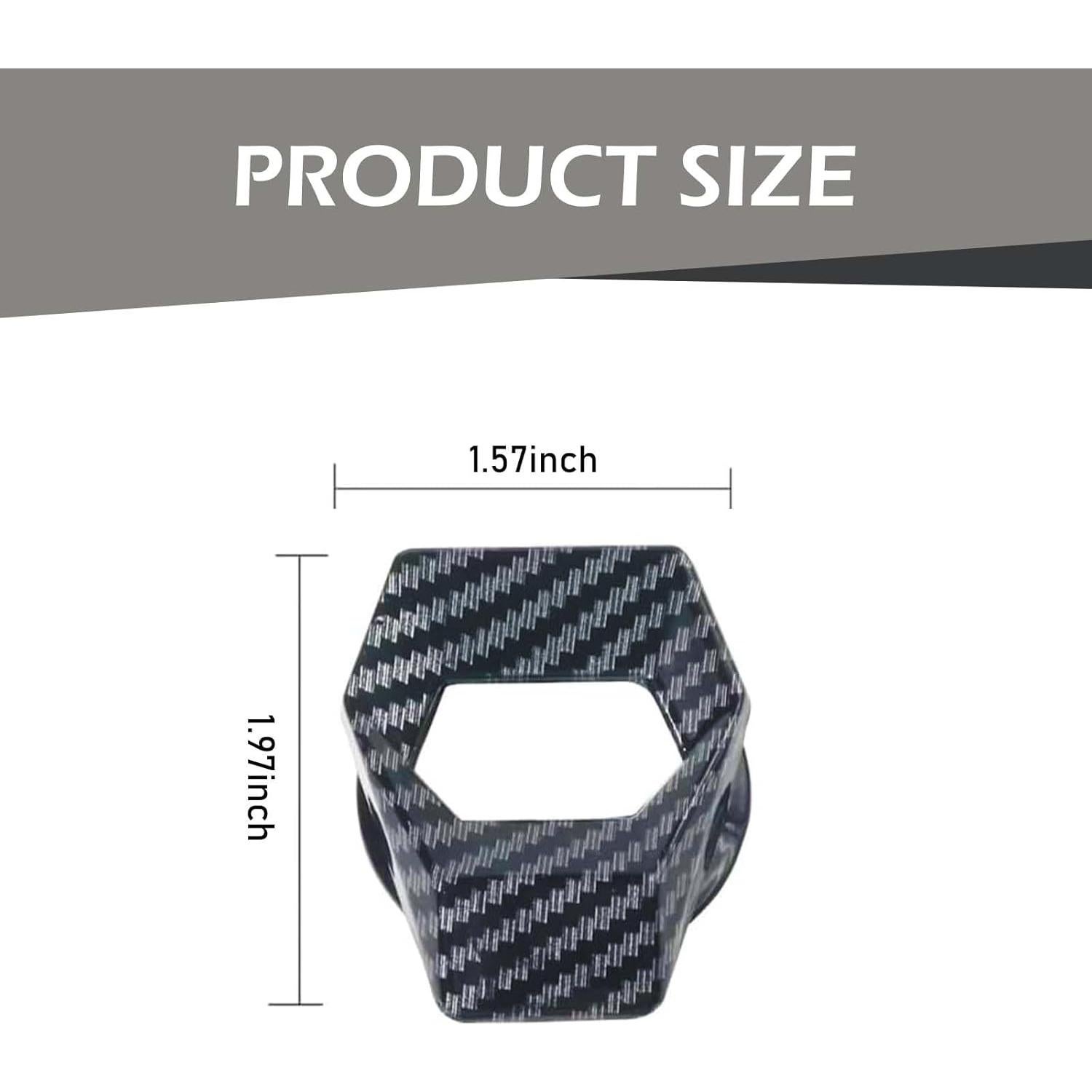 Cubierta Protectora Botón de Inicio Ferianl Fibra de Carbono