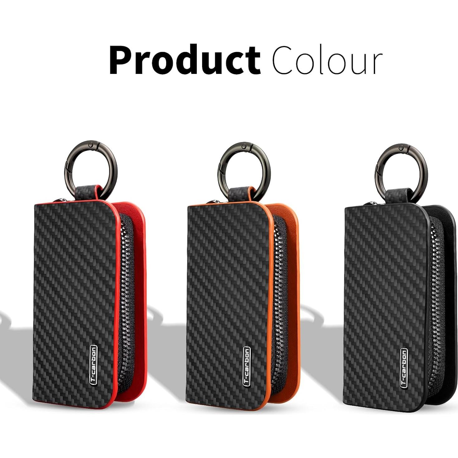 Funda de Llave de Coche T-carbon Universal de Fibra de Carbono