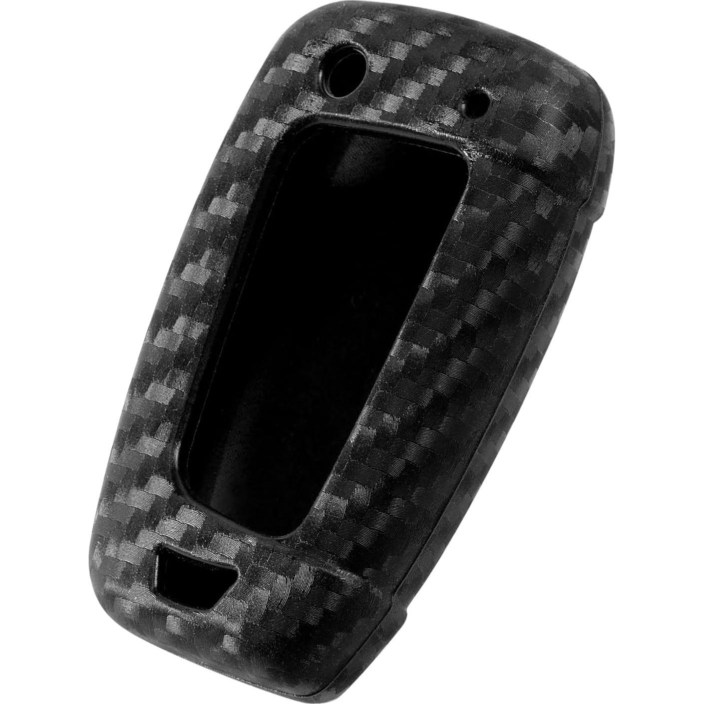 Funda de Llave Silicona Fibra de Carbono WORCAS Hyundai 3-4 Botón