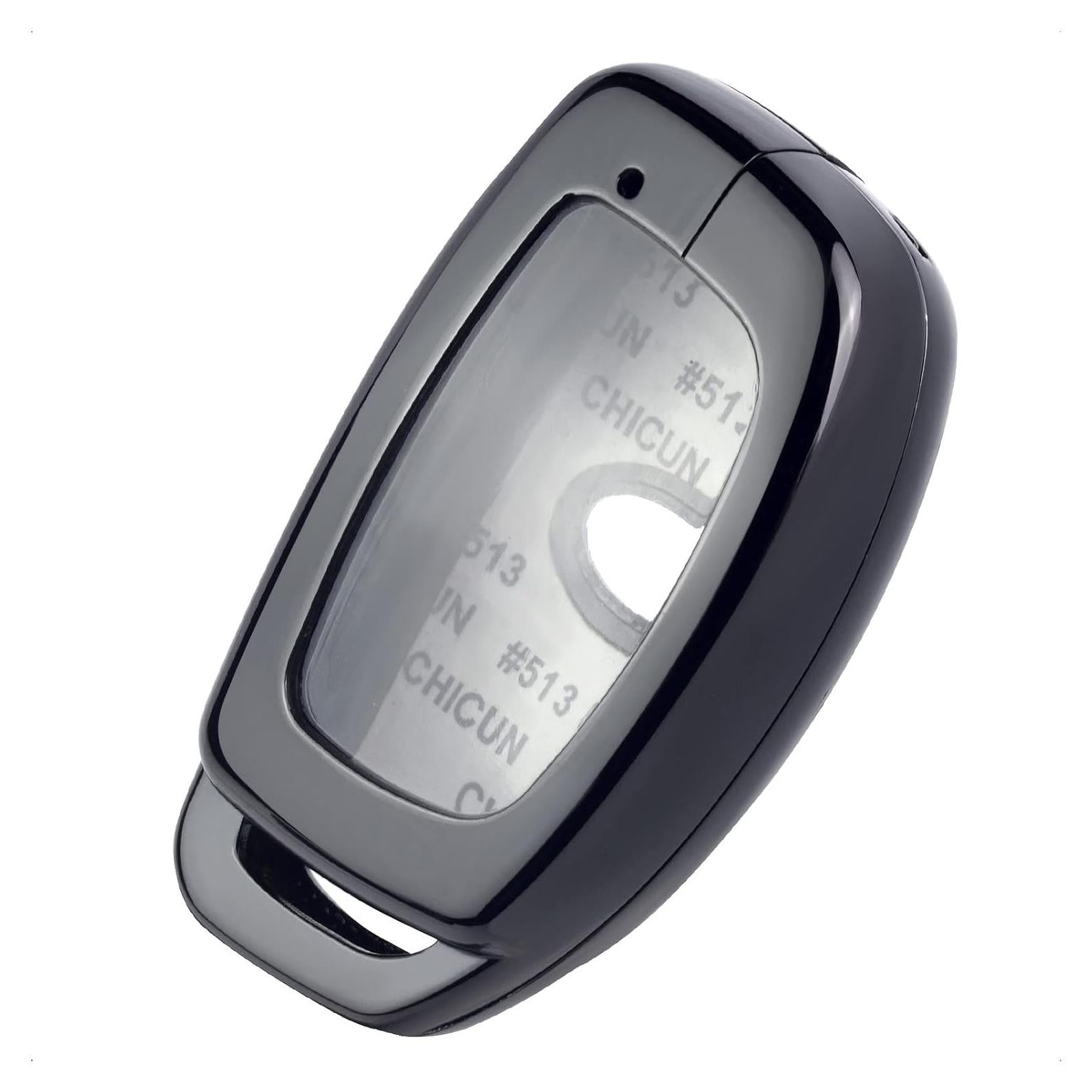 Cubierta de llave inteligente SK CUSTOM para Hyundai - Negro