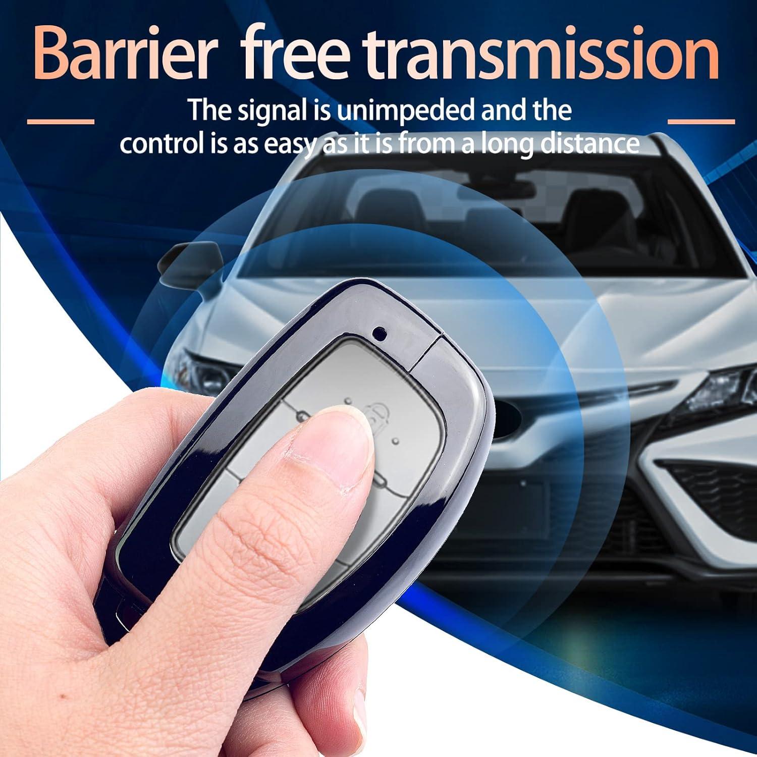 Cubierta de llave inteligente SK CUSTOM para Hyundai - Negro