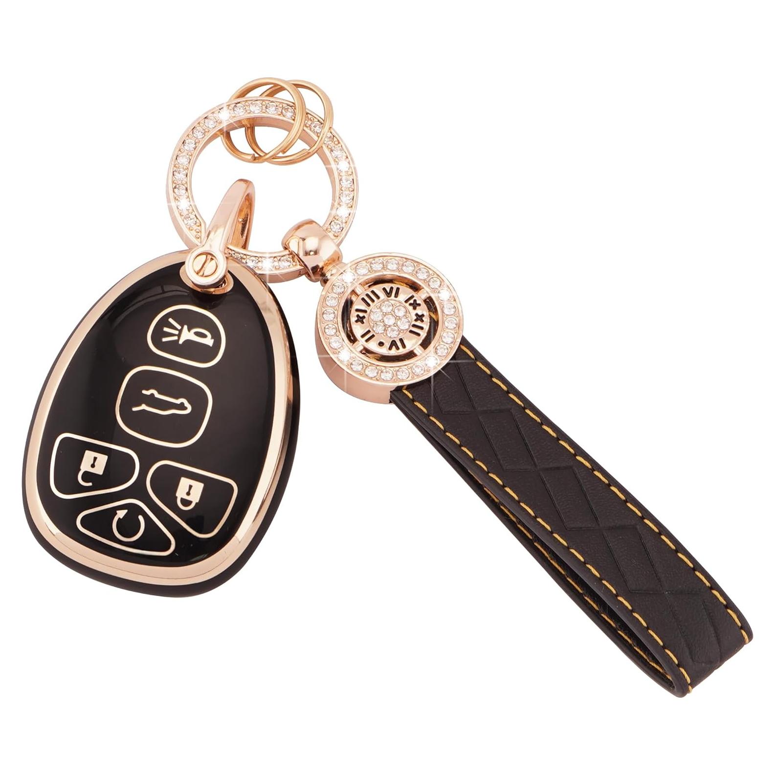 Cubierta de llavero TPU EKALA para Chevy/GMC/Cadillac 5 botones