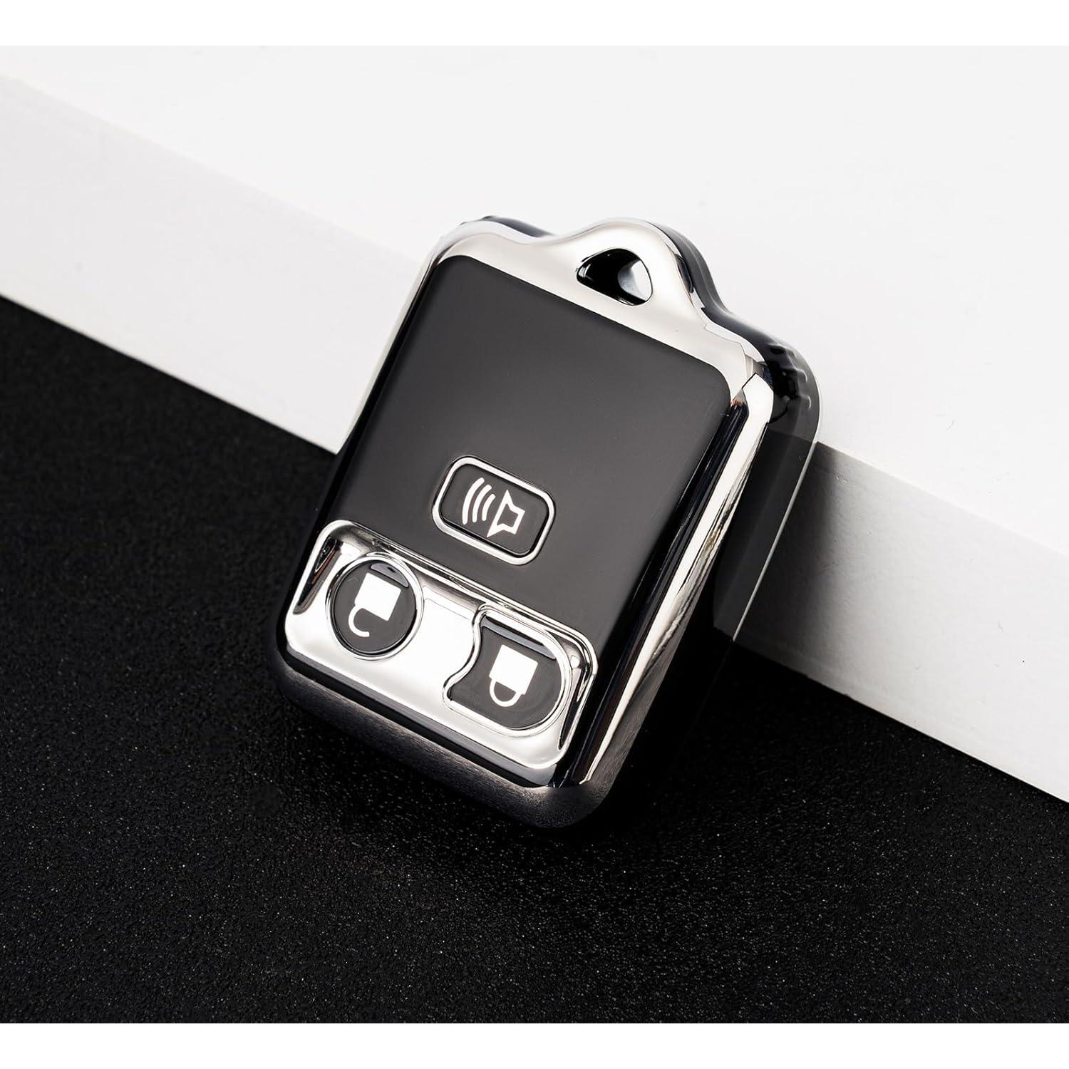 Cubierta de Llavero Ford F150 F250 F350 1998-2010 TPU Negro