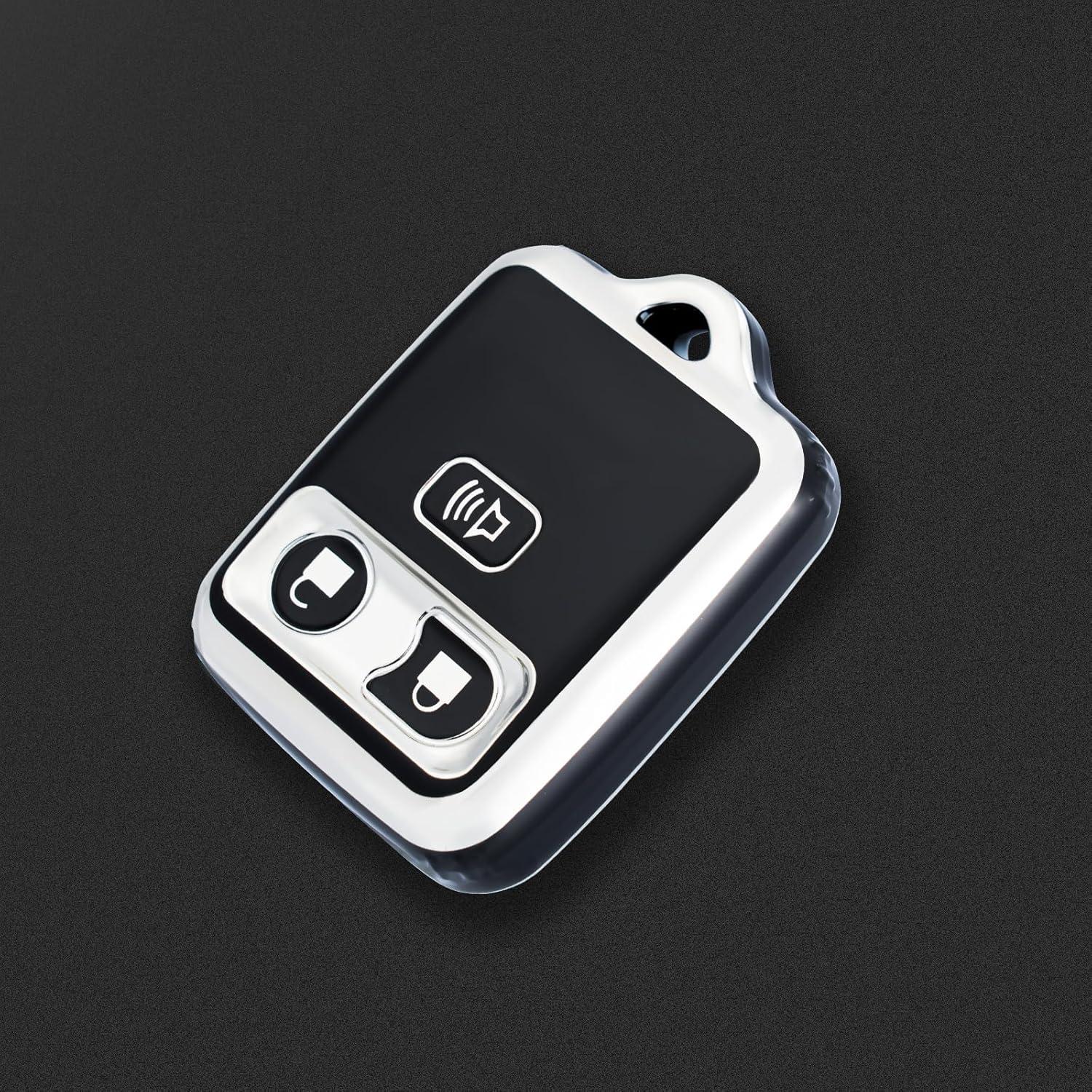 Cubierta de Llavero Ford F150 F250 F350 1998-2010 TPU Negro