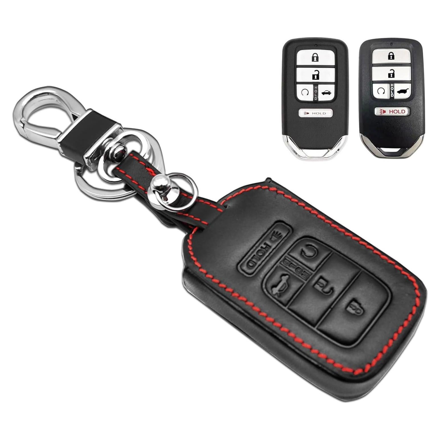 Funda de Llave de Cuero MECHCOS para Honda Accord CR-V Civic