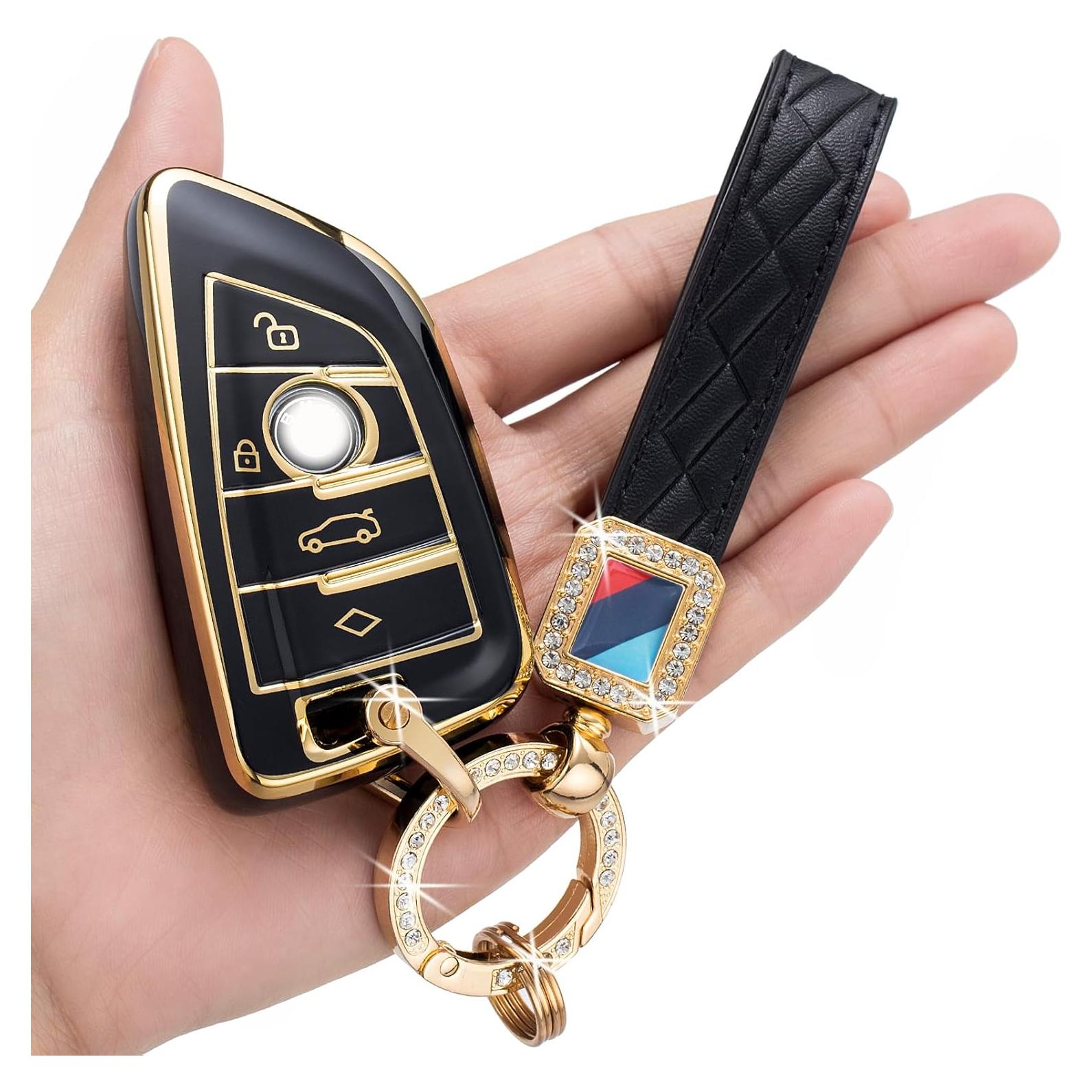 Funda de Llave BMW LCWPJWWS TPU 360° Protección Modelos 2 5 6 7 X1 X2