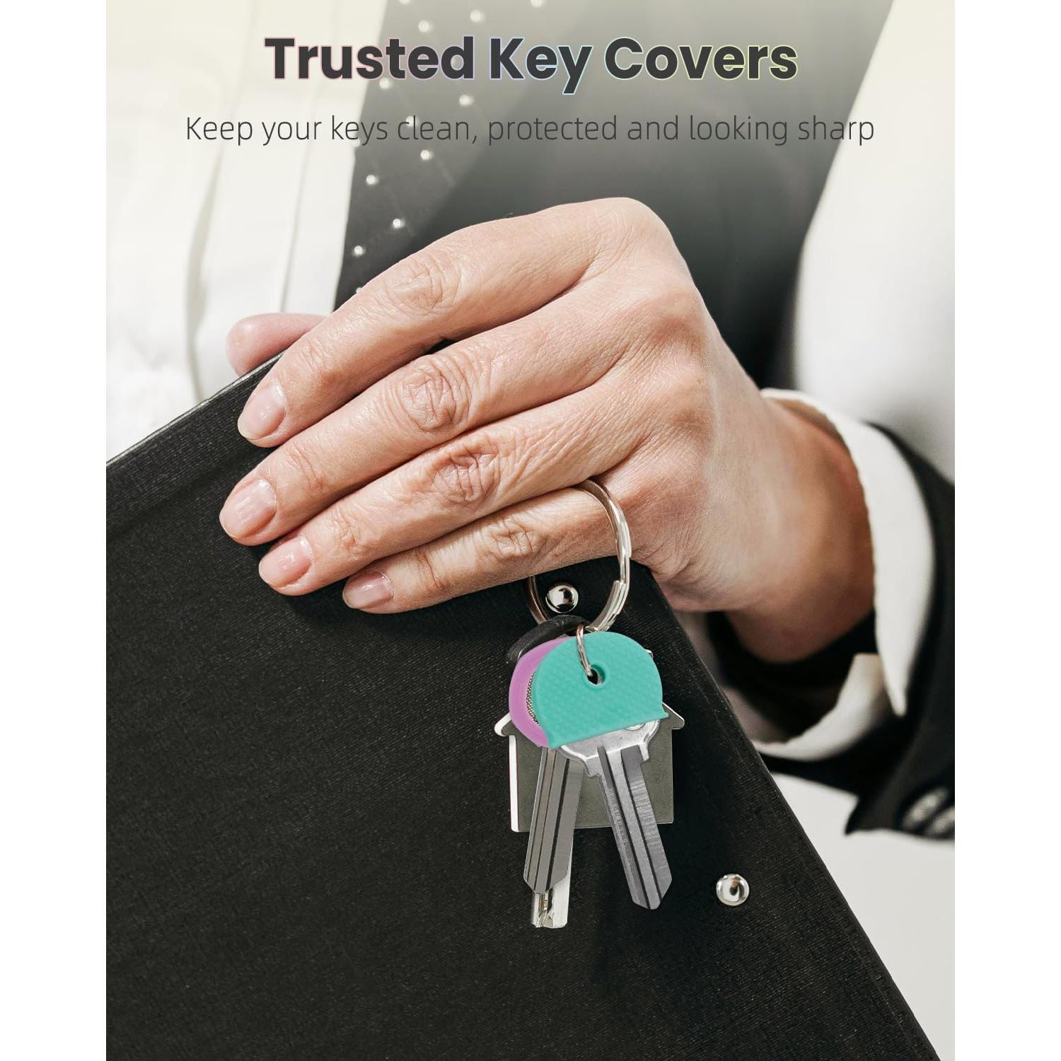 Uniclife 52 Tapas de Llave Coloridas 1" y 0.9" de Plástico