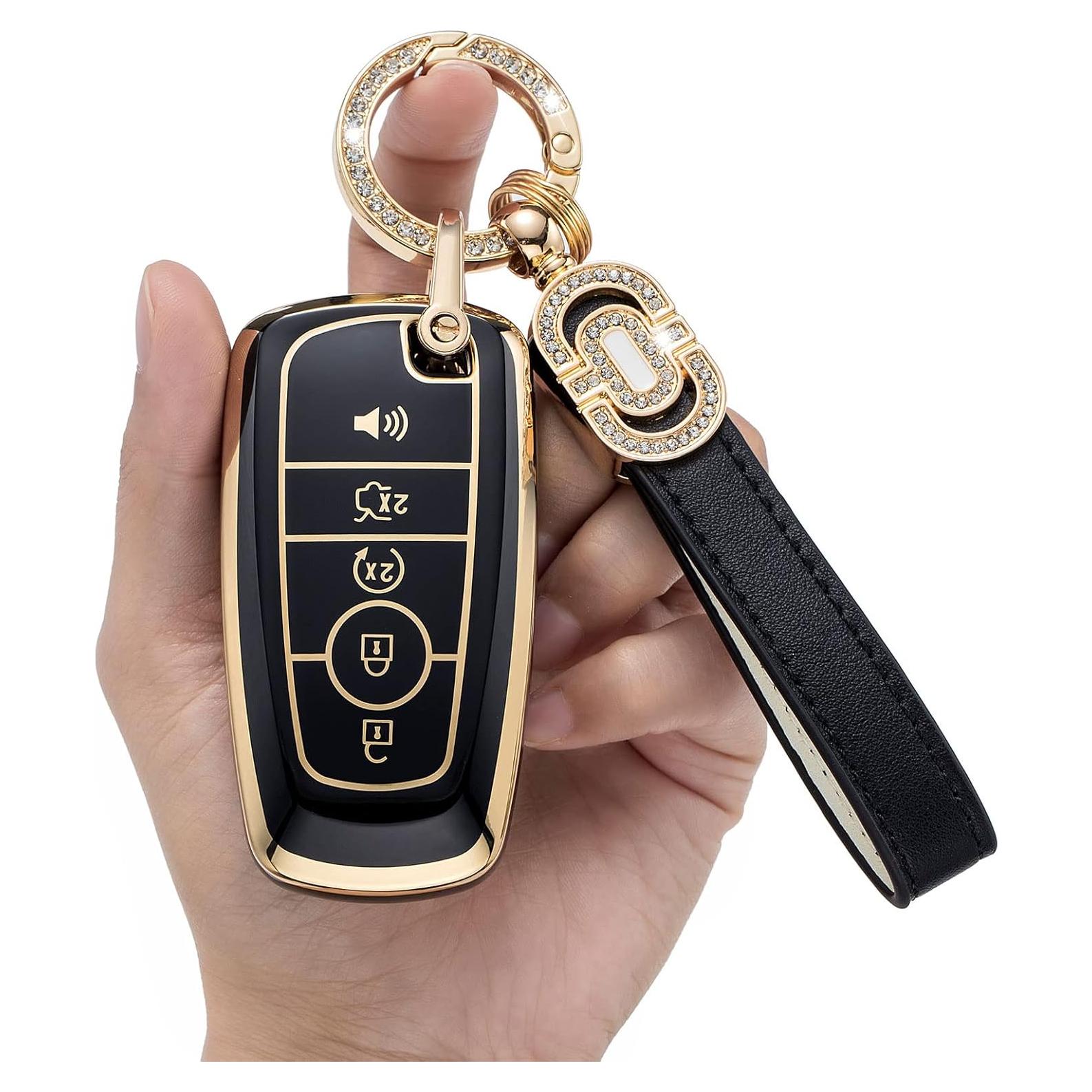 Funda de llavero TPU LJMTBKAN para Ford F150 F250 F350 F450