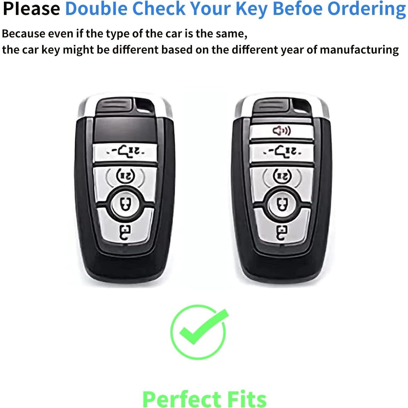 Funda de llavero TPU LJMTBKAN para Ford F150 F250 F350 F450