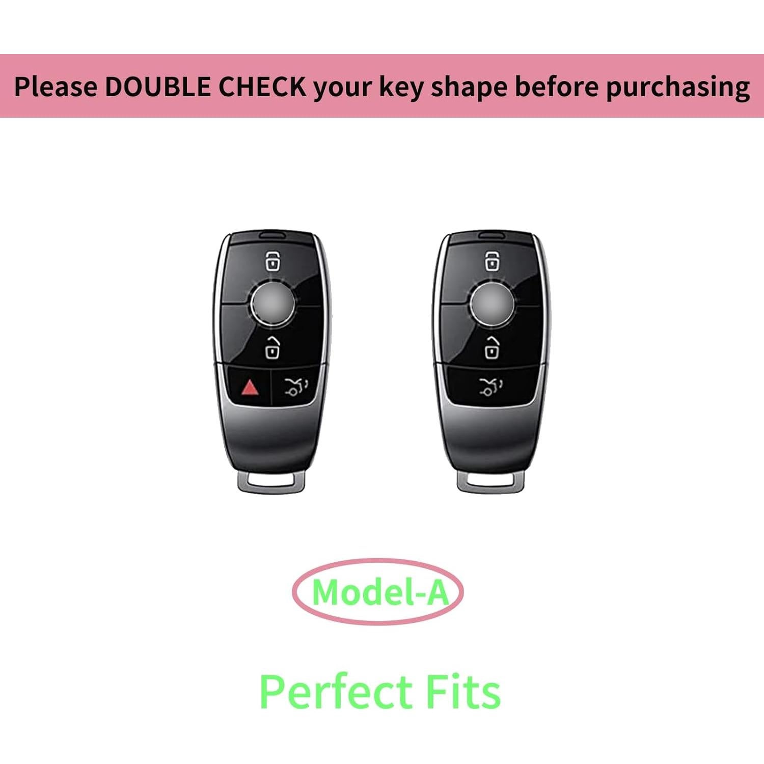 Cubierta de Llavero de Cristal LCXJMWKL para Mercedes Benz 2017-2021