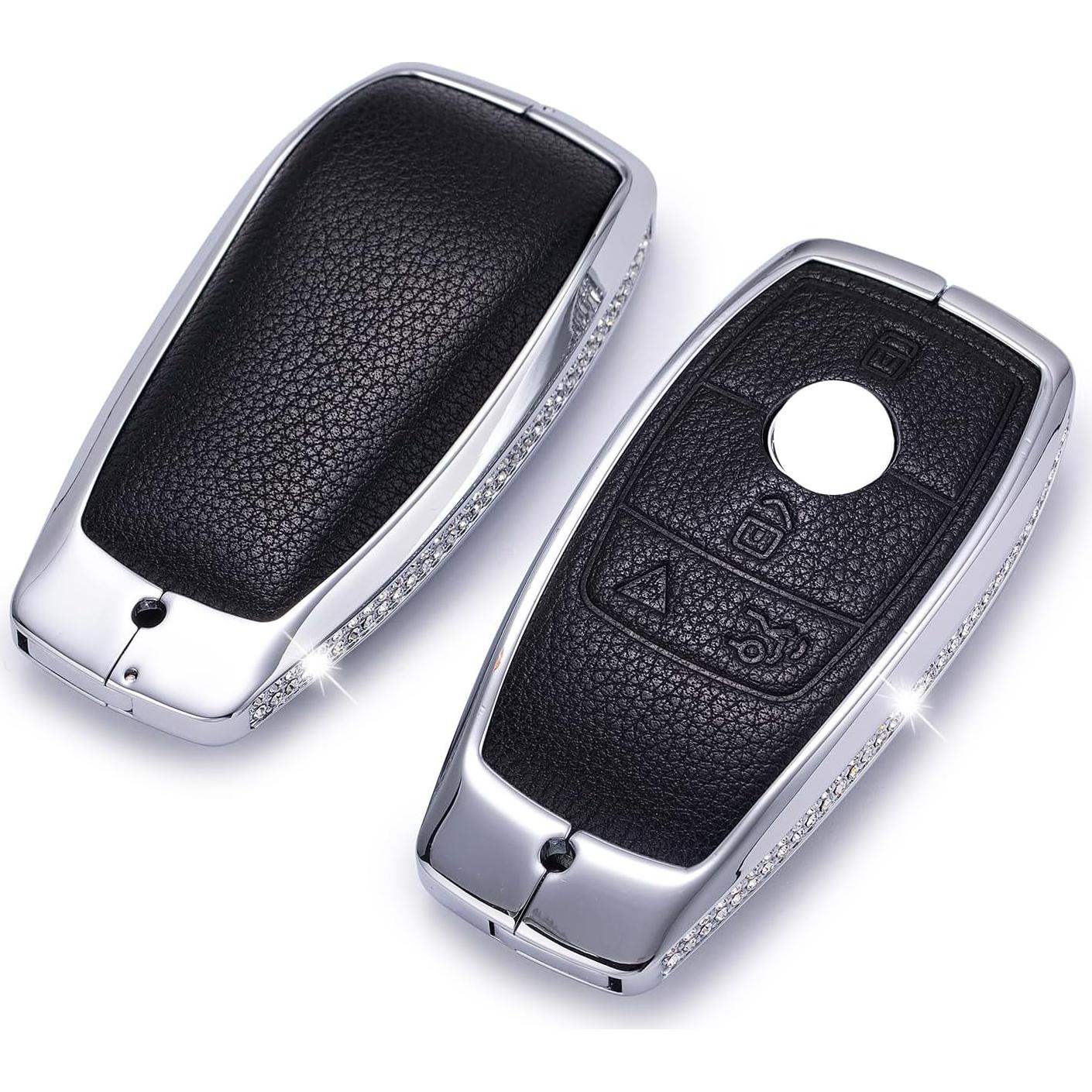 Cubierta de Llavero de Cristal LCXJMWKL para Mercedes Benz 2017-2021