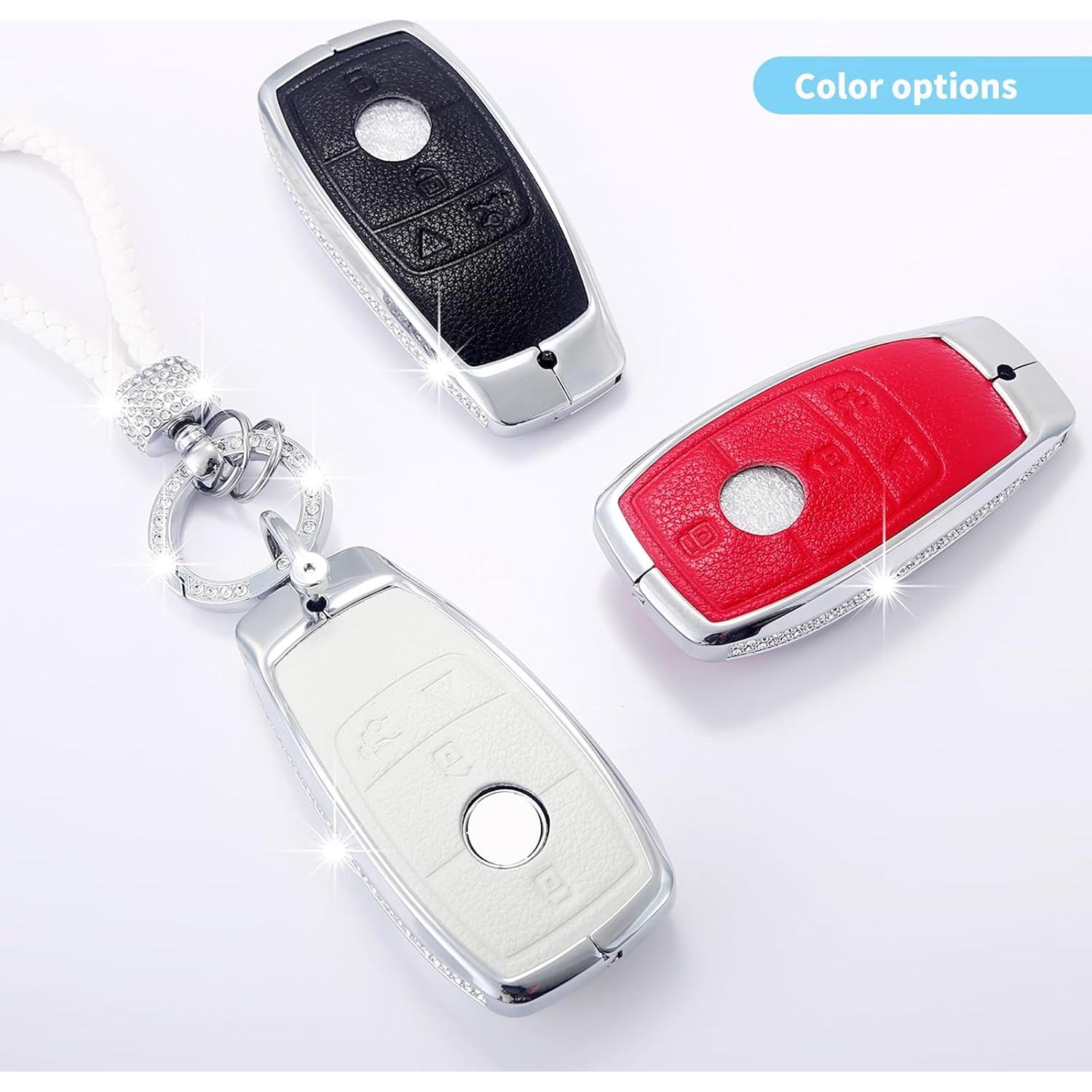 Cubierta de Llavero de Cristal LCXJMWKL para Mercedes Benz 2017-2021