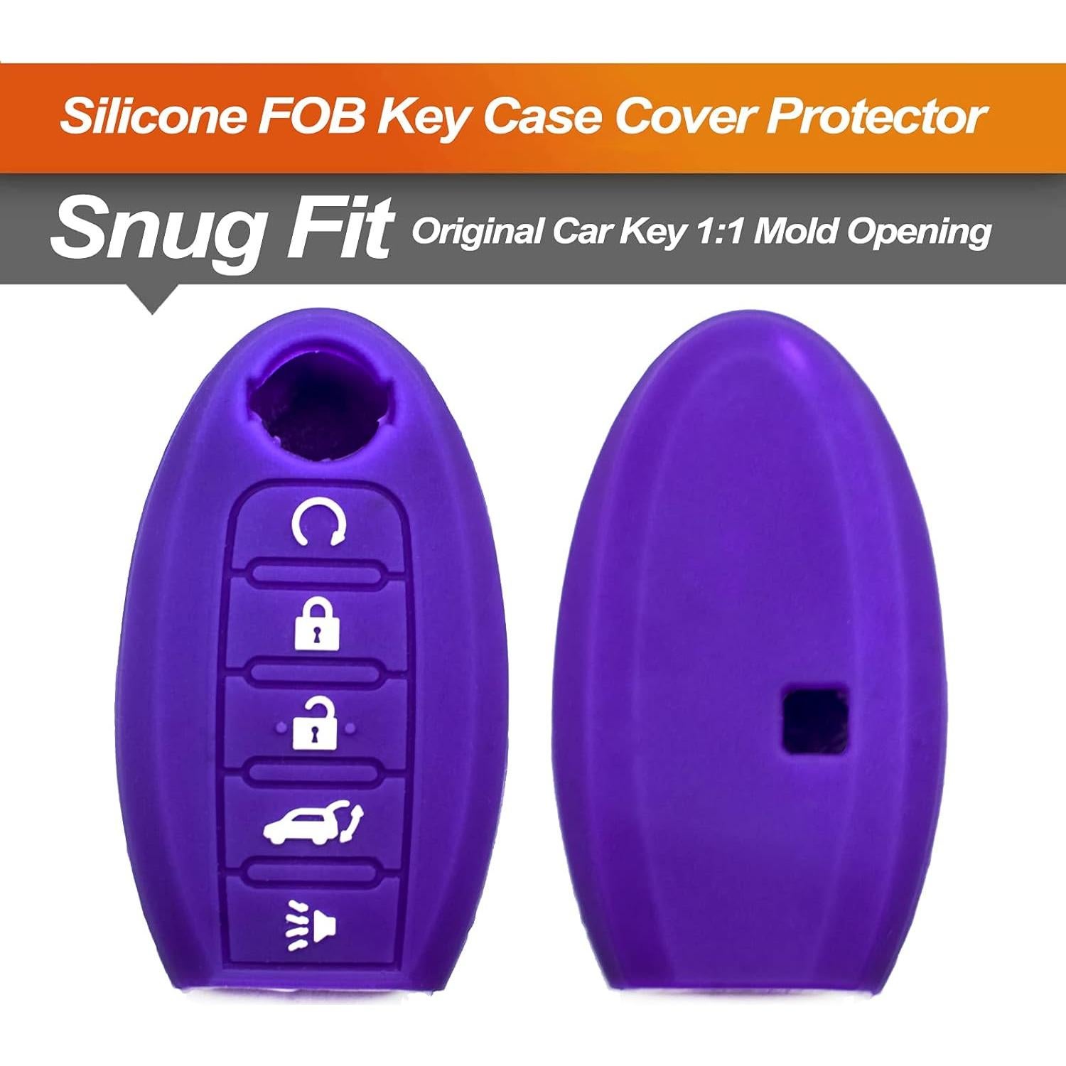 Cubierta de llavero de silicona EYANBIS para Nissan e Infiniti