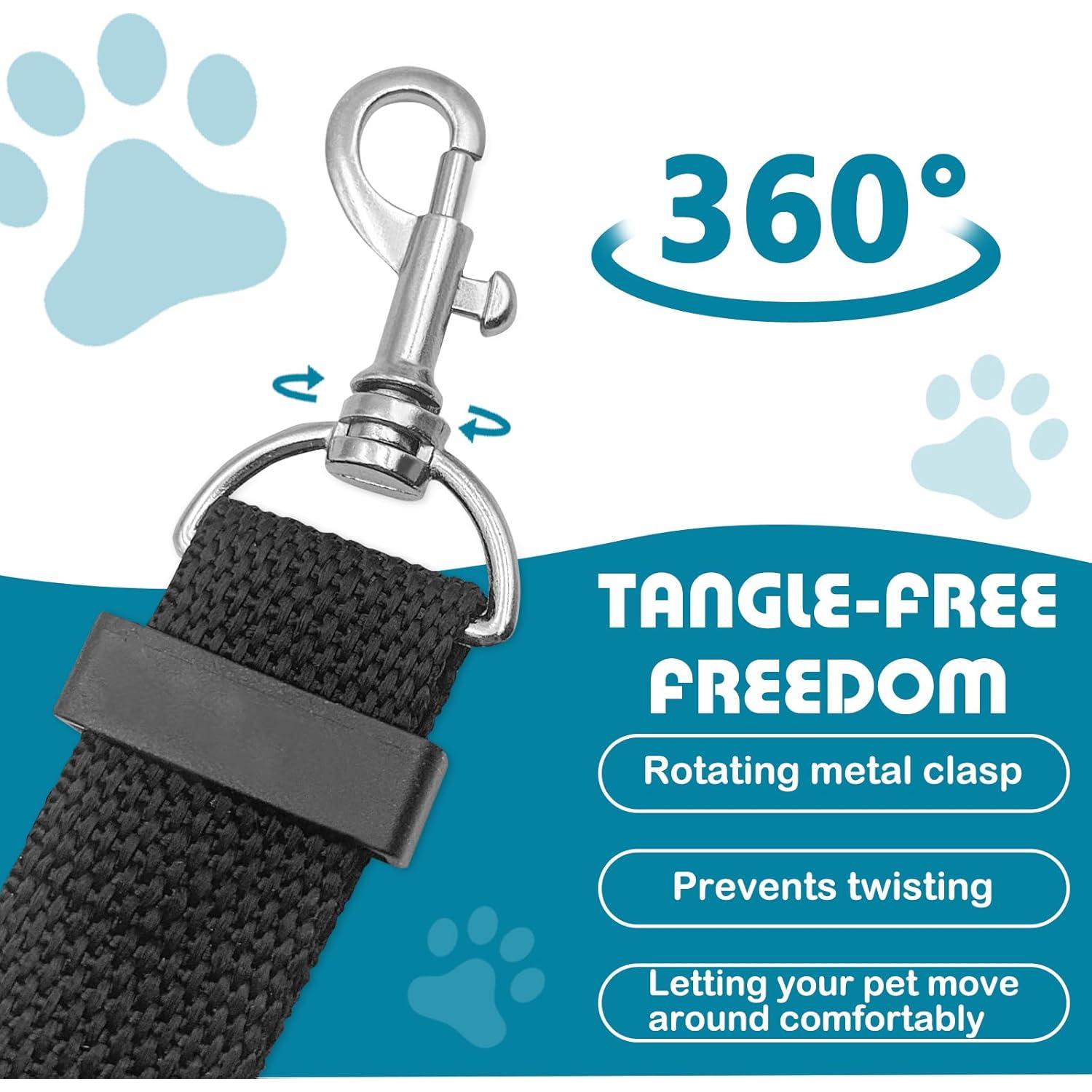 Cinturón de Seguridad Ajustable para Perros TYTDOUTER - 2 Unidades