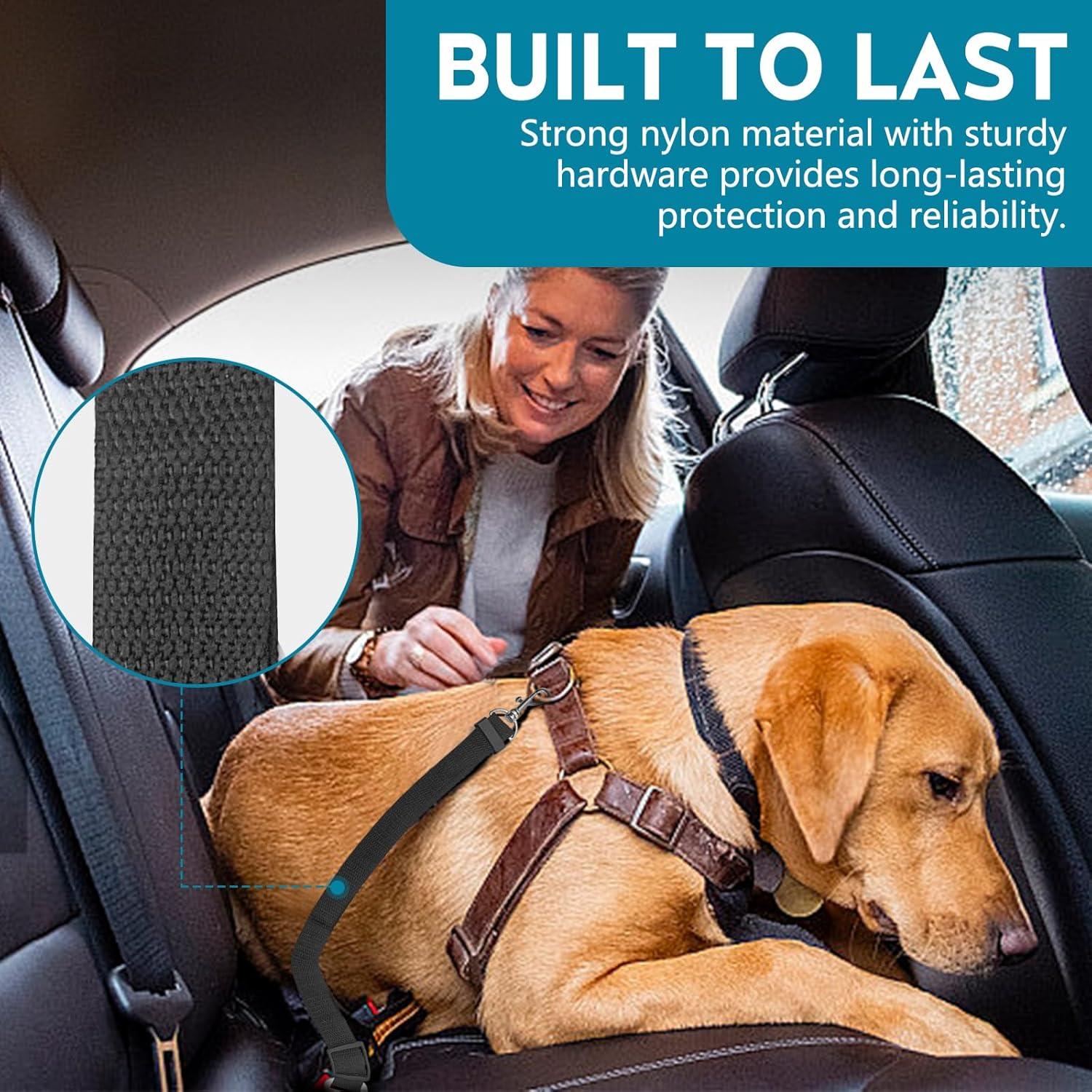 Cinturón de Seguridad Ajustable para Perros TYTDOUTER - 2 Unidades