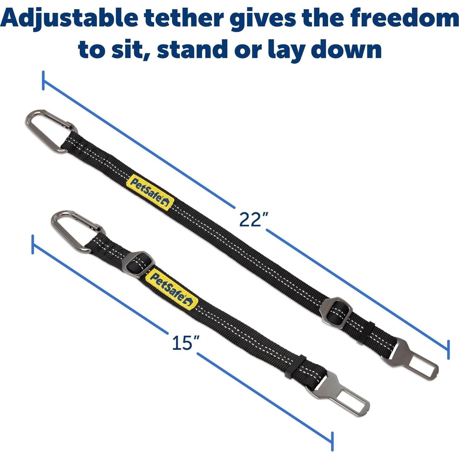 Cinturón de Seguridad para Perros PetSafe Ajustable 38-56 cm