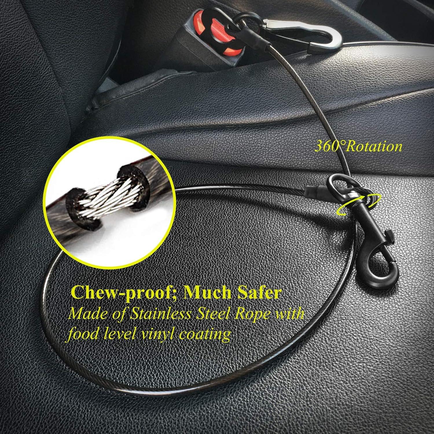 Cinturón de Seguridad para Perros VIVAGLORY 84.92 cm Negro