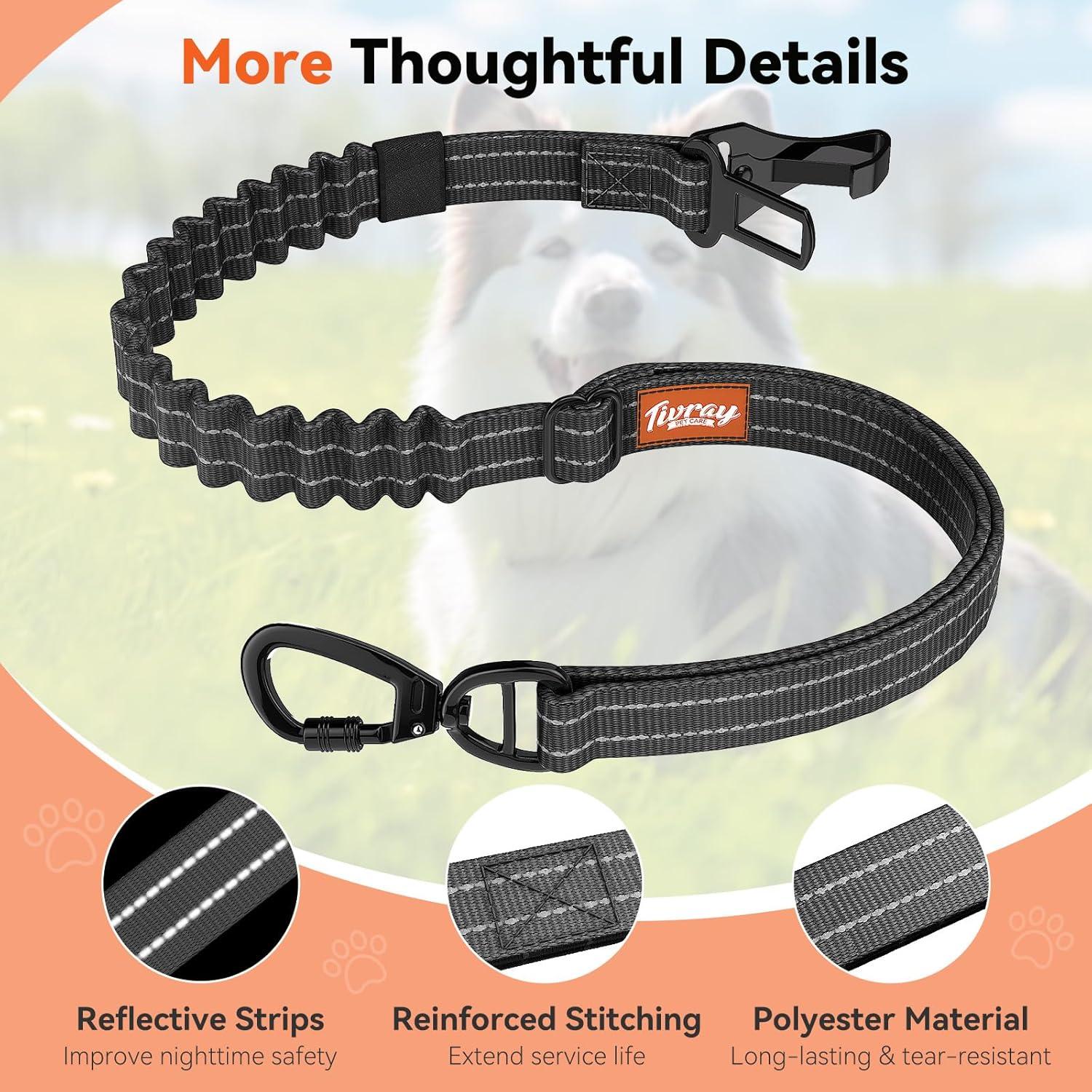 Cinturón de Seguridad para Perros Tivray Ajustable 68-82cm