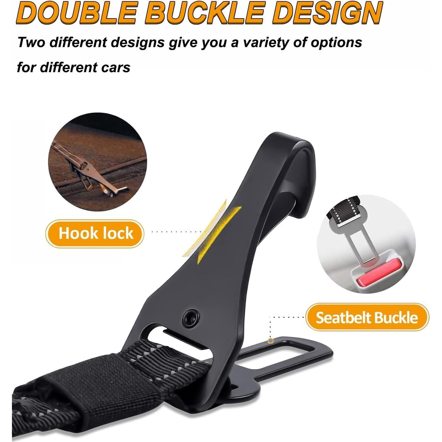 Cinturón de Seguridad para Perros TUAHOO Ajustable 62-92 cm