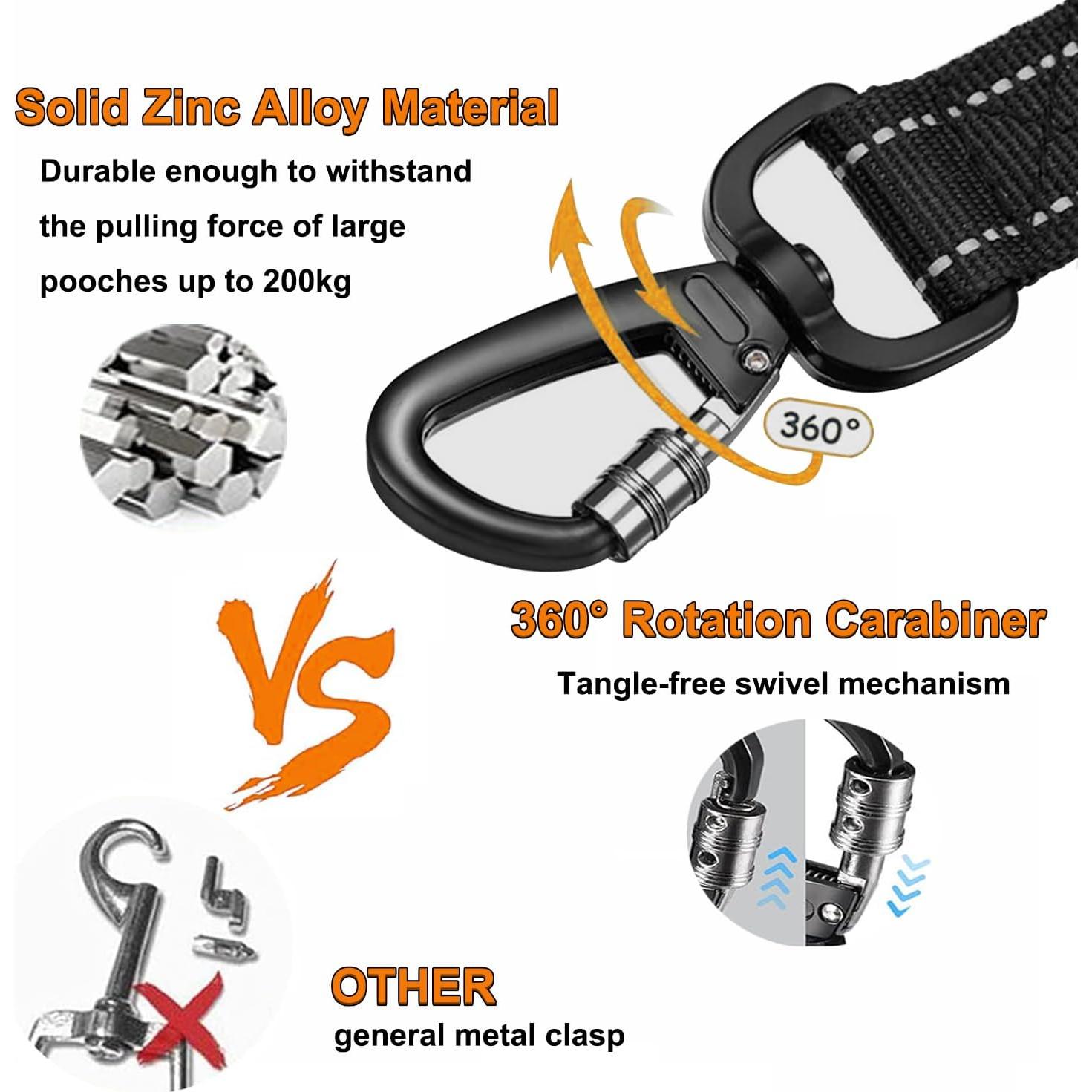 Cinturón de Seguridad para Perros TUAHOO Ajustable 62-92 cm