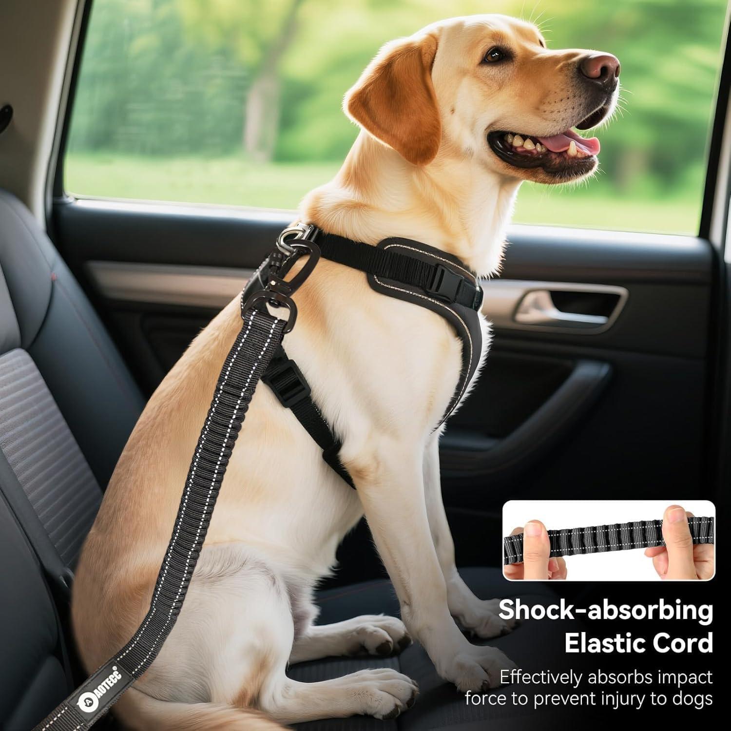 Cinturón de Seguridad para Perros TUAHOO Ajustable 62-92 cm