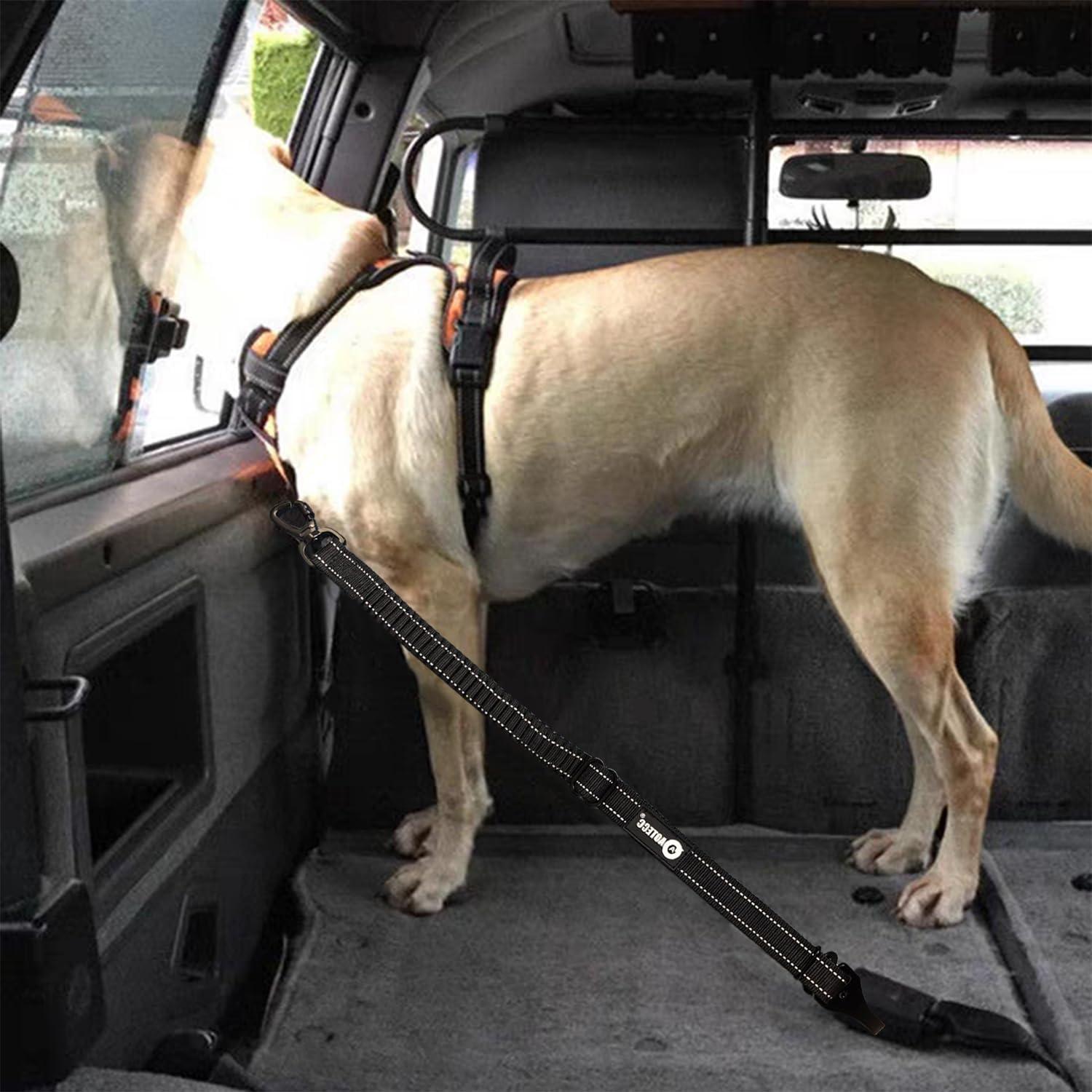 Cinturón de Seguridad para Perros TUAHOO Ajustable 62-92 cm