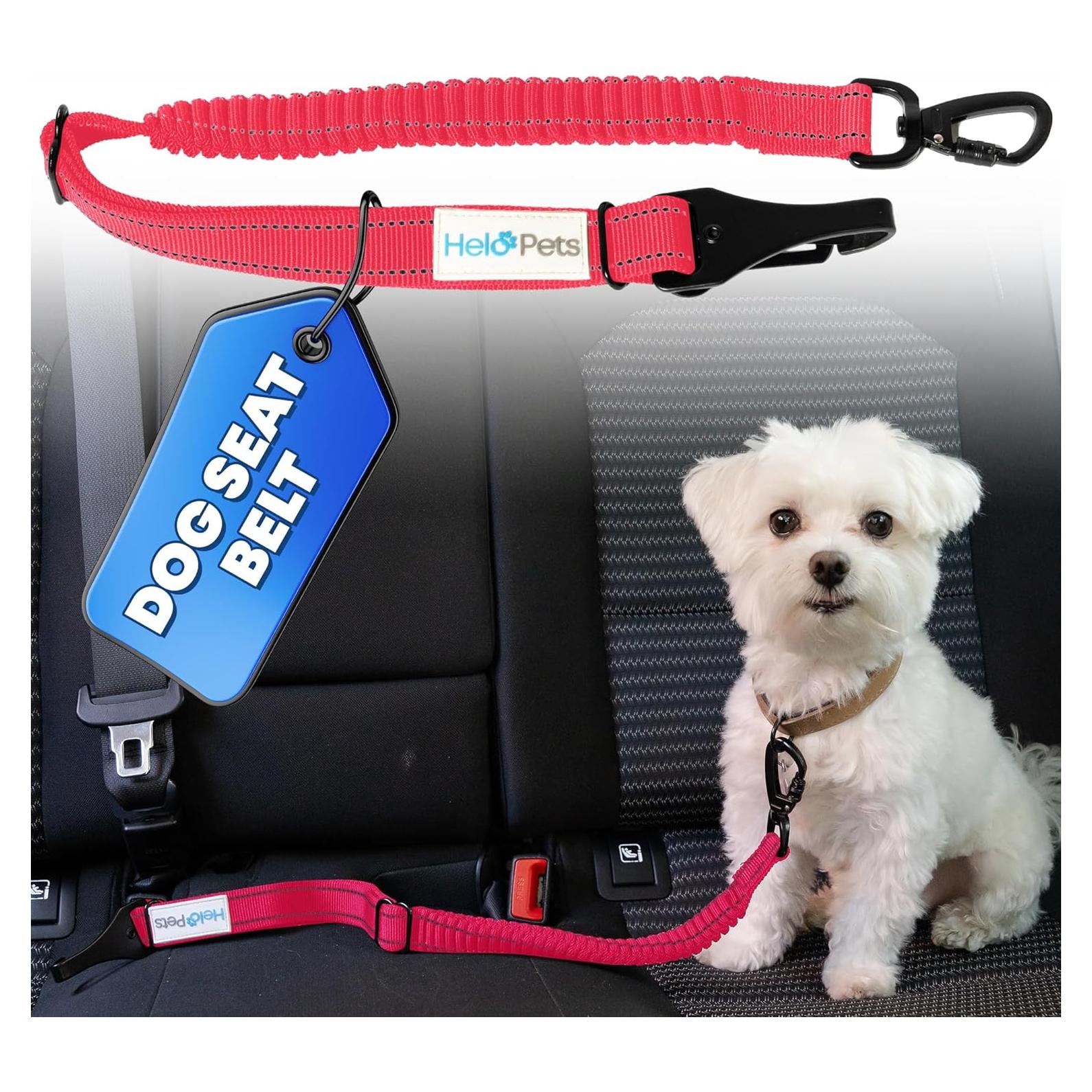 Cinturón de Seguridad para Perros Helo Pets Ajustable Rosa