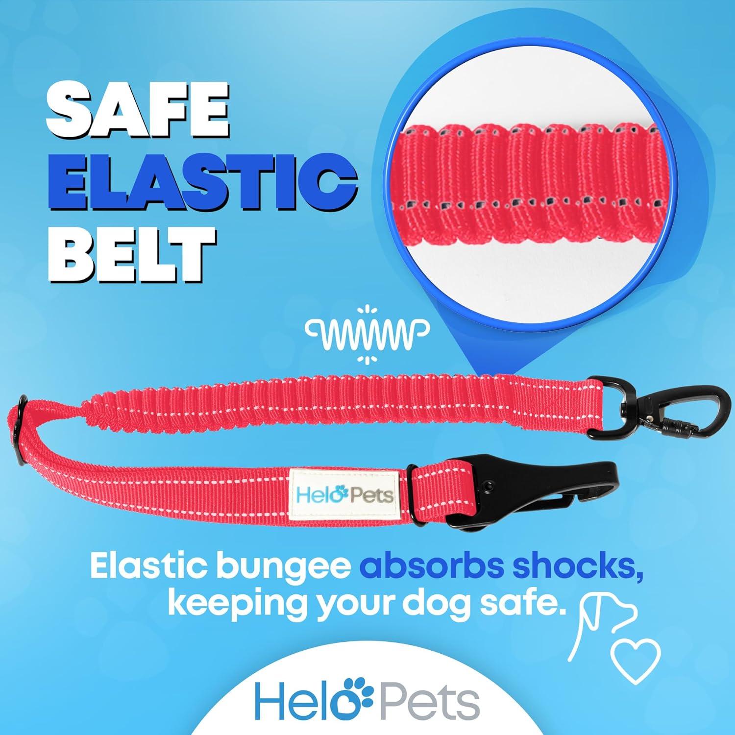 Cinturón de Seguridad para Perros Helo Pets Ajustable Rosa