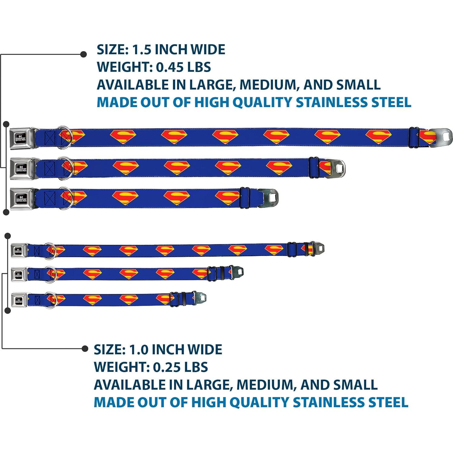 Collar de Perro con Hebilla de Seguridad Buckle-Down 28-42 cm