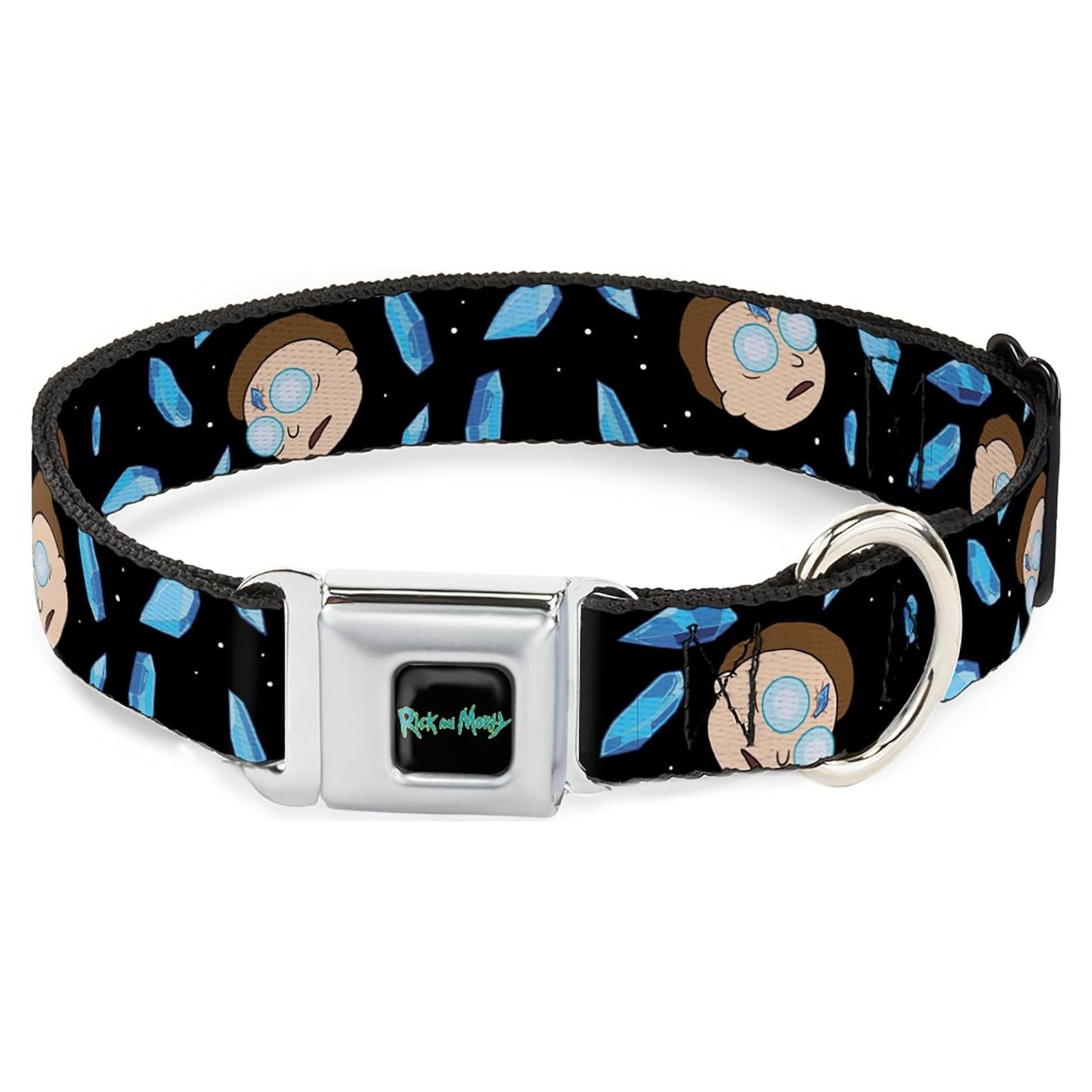 Collar para Perro Rick y Morty - Hebilla Seguridad Miniatura 24.1-33 cm