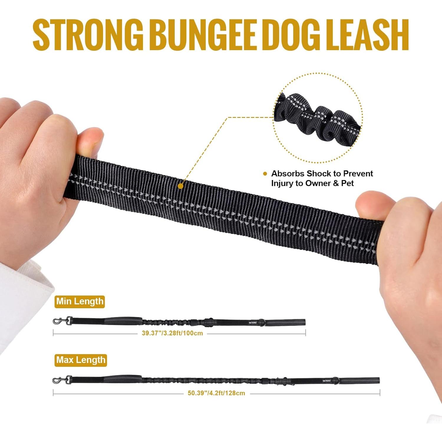 Correa Táctica Bungee OneTigris para Perros Medianos y Grandes