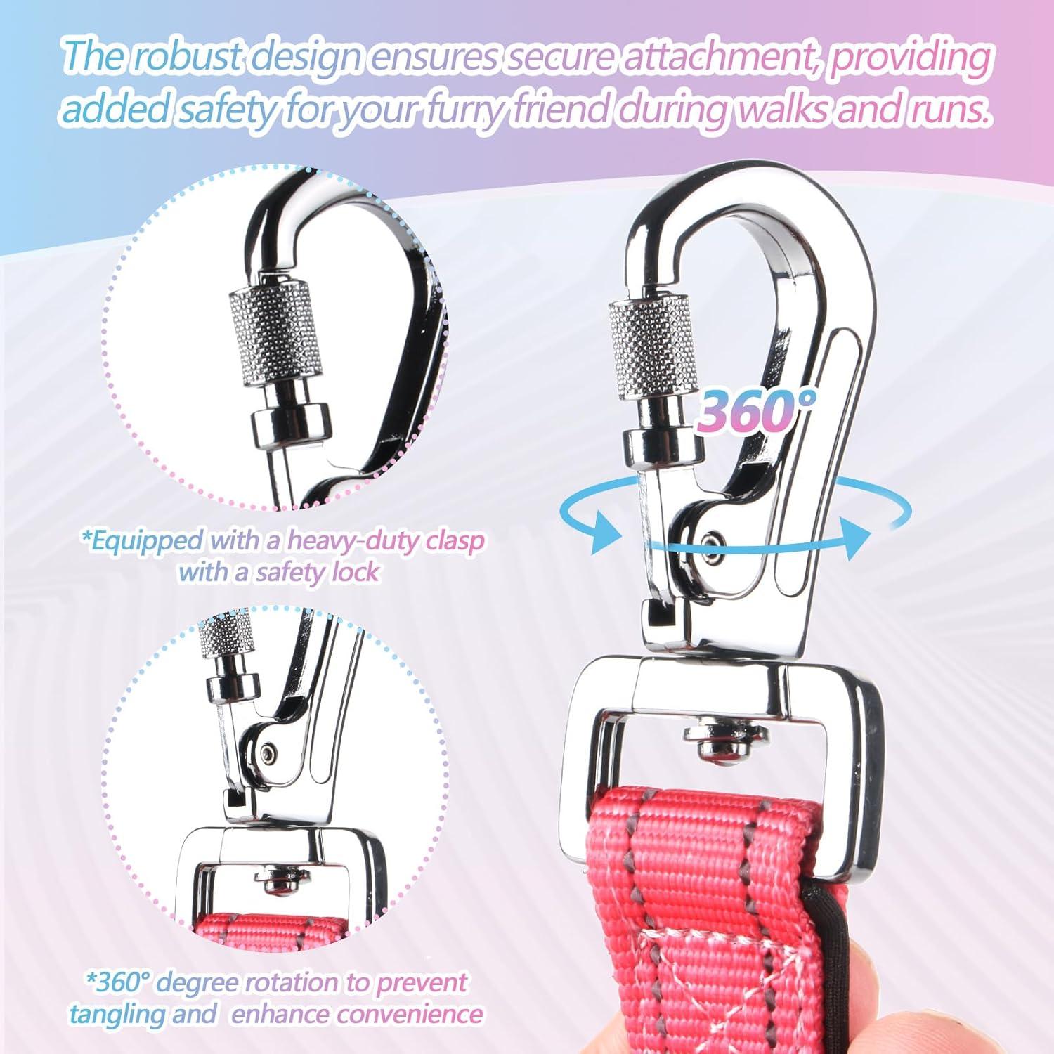 Correa Bungee para Perros LAETUSKID 1.22-1.83m Reflectante