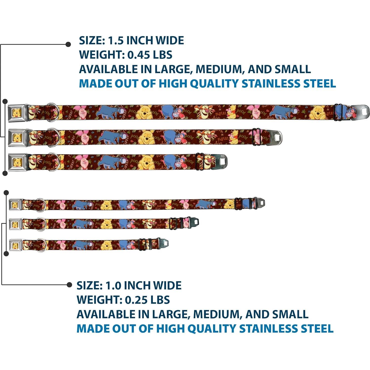 Collar de Perro Buckle-Down Mickey Mouse 40.64-58.42 cm 3.81 cm Ancho