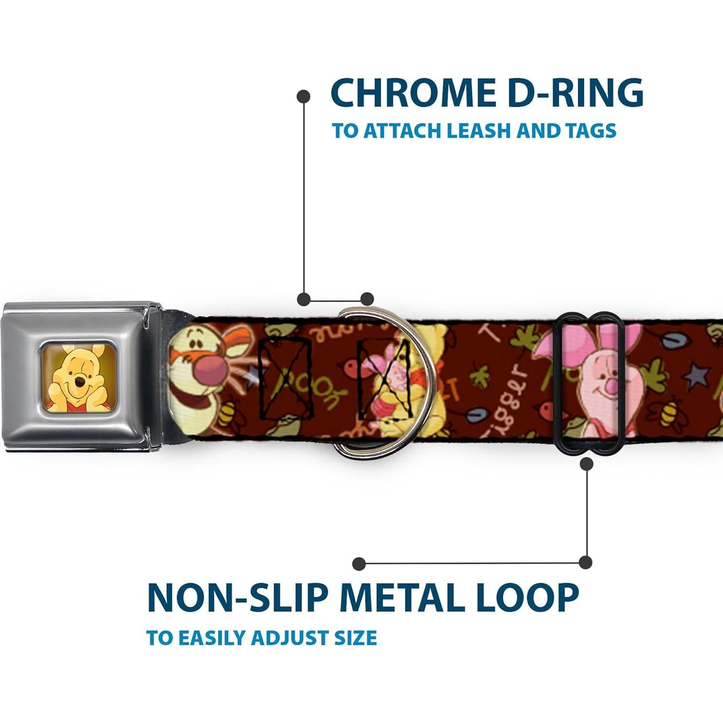 Collar de Perro Buckle-Down Mickey Mouse 40.64-58.42 cm 3.81 cm Ancho