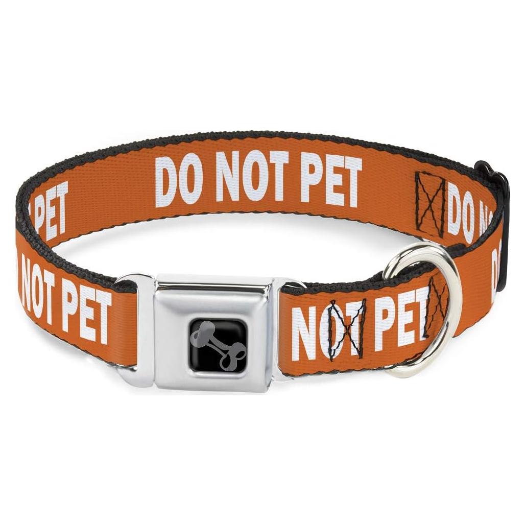 Collar de Perro Buckle-Down Naranja 20-31" (50.8-78.74 cm)