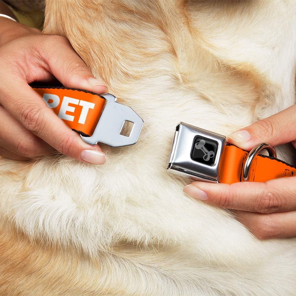 Collar de Perro Buckle-Down Naranja 20-31" (50.8-78.74 cm)