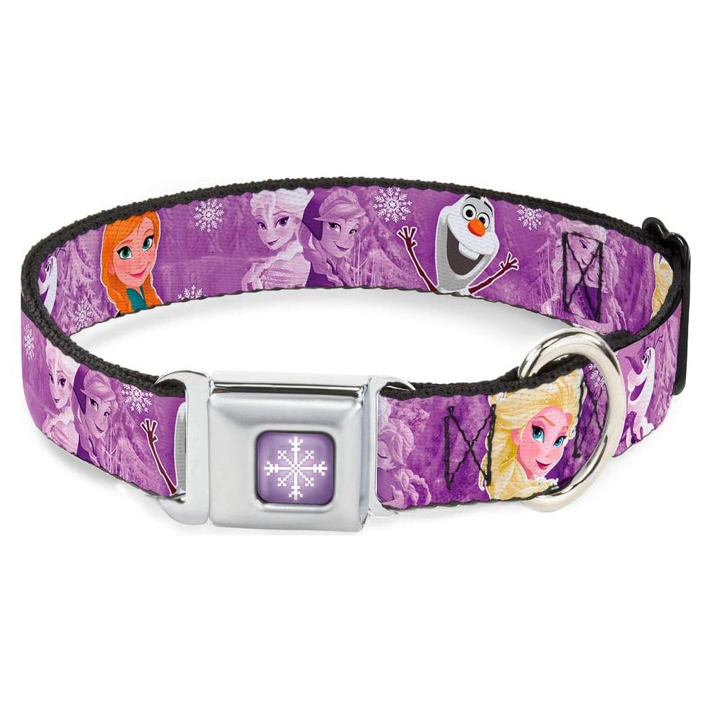 Collar de Perro Buckle-Down Disney Frozen 22.86-38.1 cm