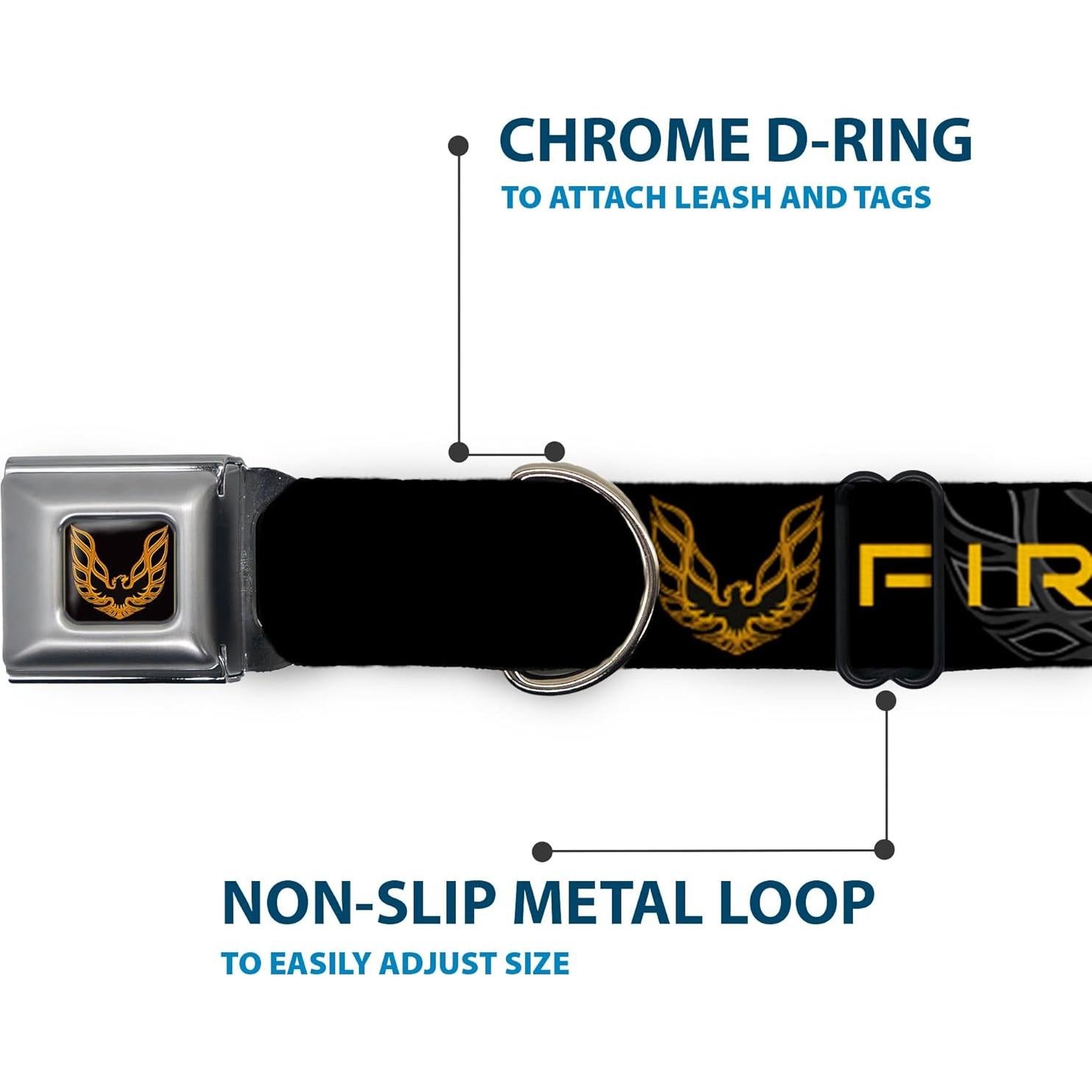Collar de Perro Buckle-Down Pontiac Firebird 40.64-58.42 cm