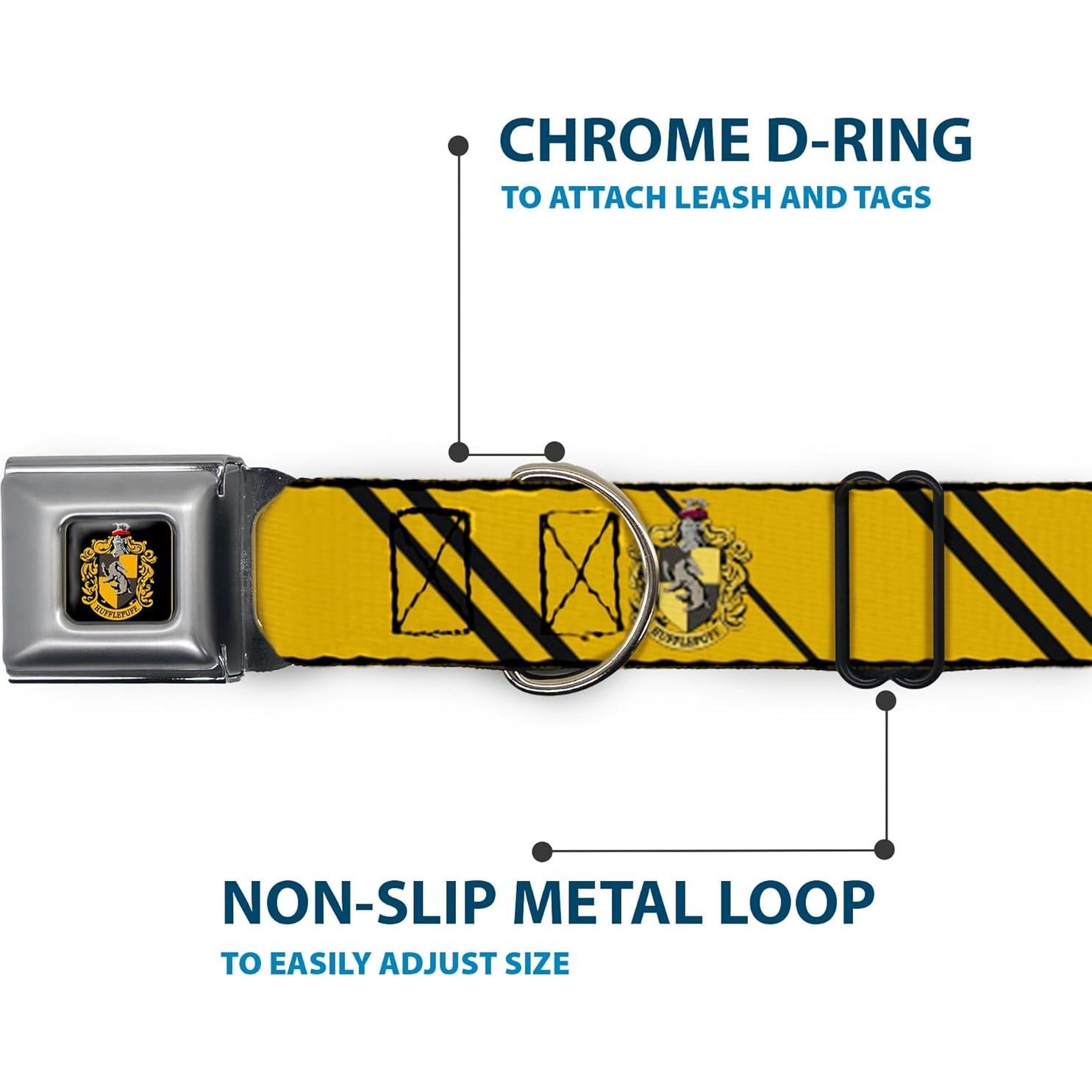 Collar para Perros Warner Bros. Hufflepuff 50.8-78.7 cm