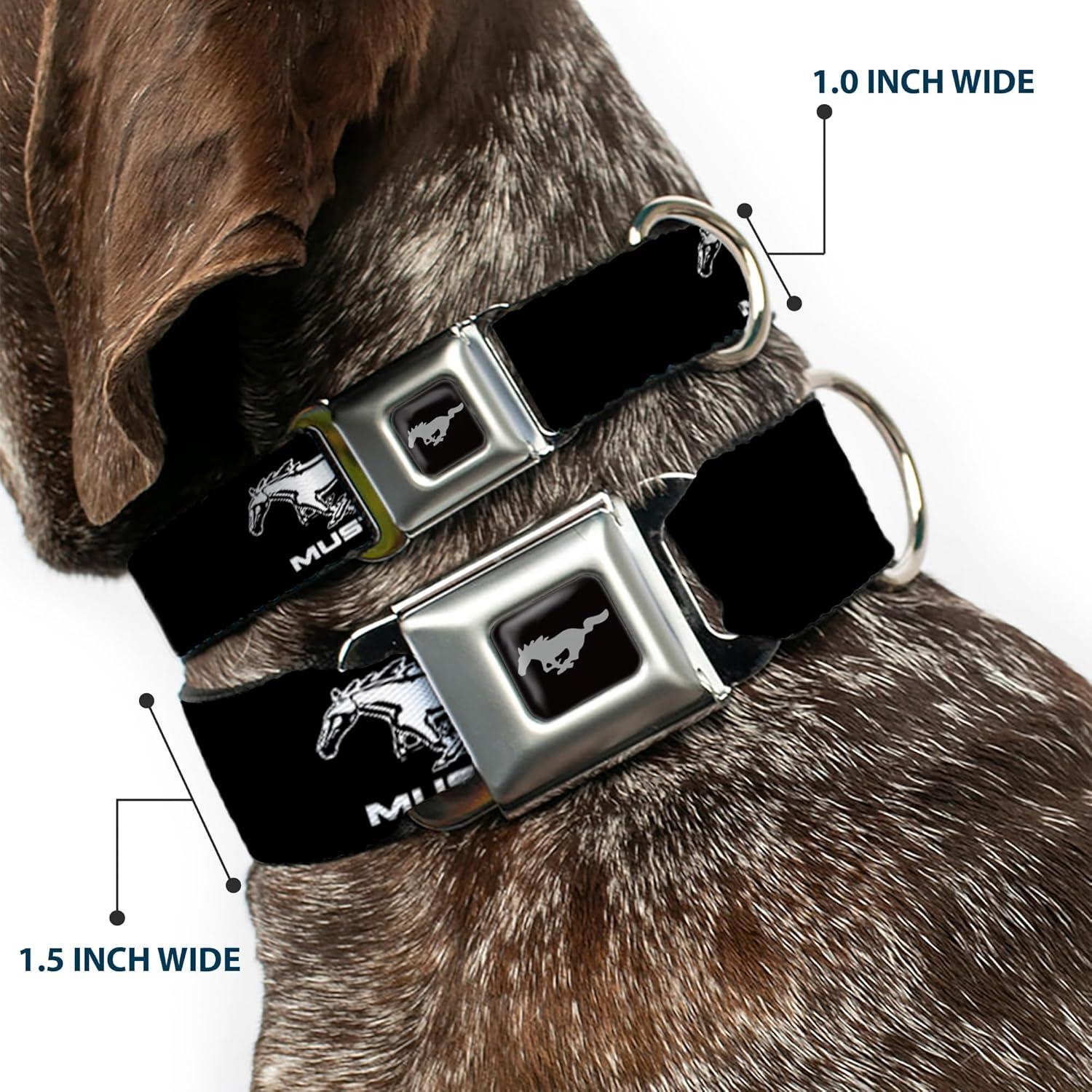 Collar para Perro Buckle-Down Ford Mustang Mediano 2.54 cm