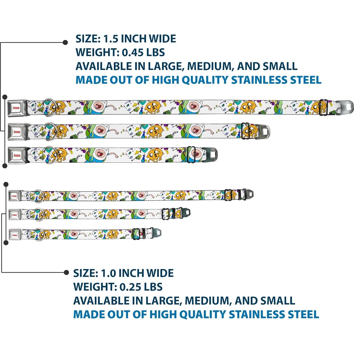 Collar para perro de cinturón de seguridad Buckle-Down 28-42 cm