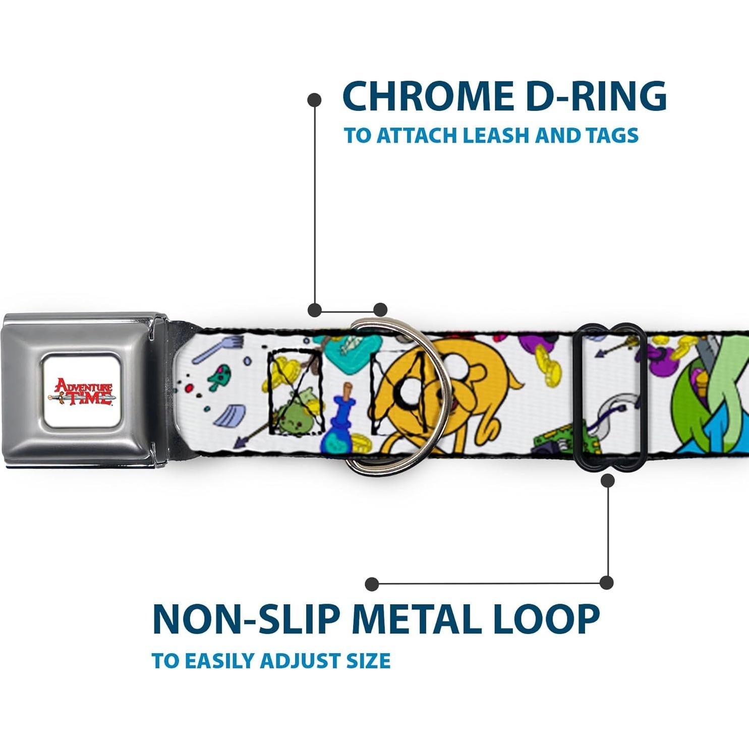 Collar para perro de cinturón de seguridad Buckle-Down 28-42 cm