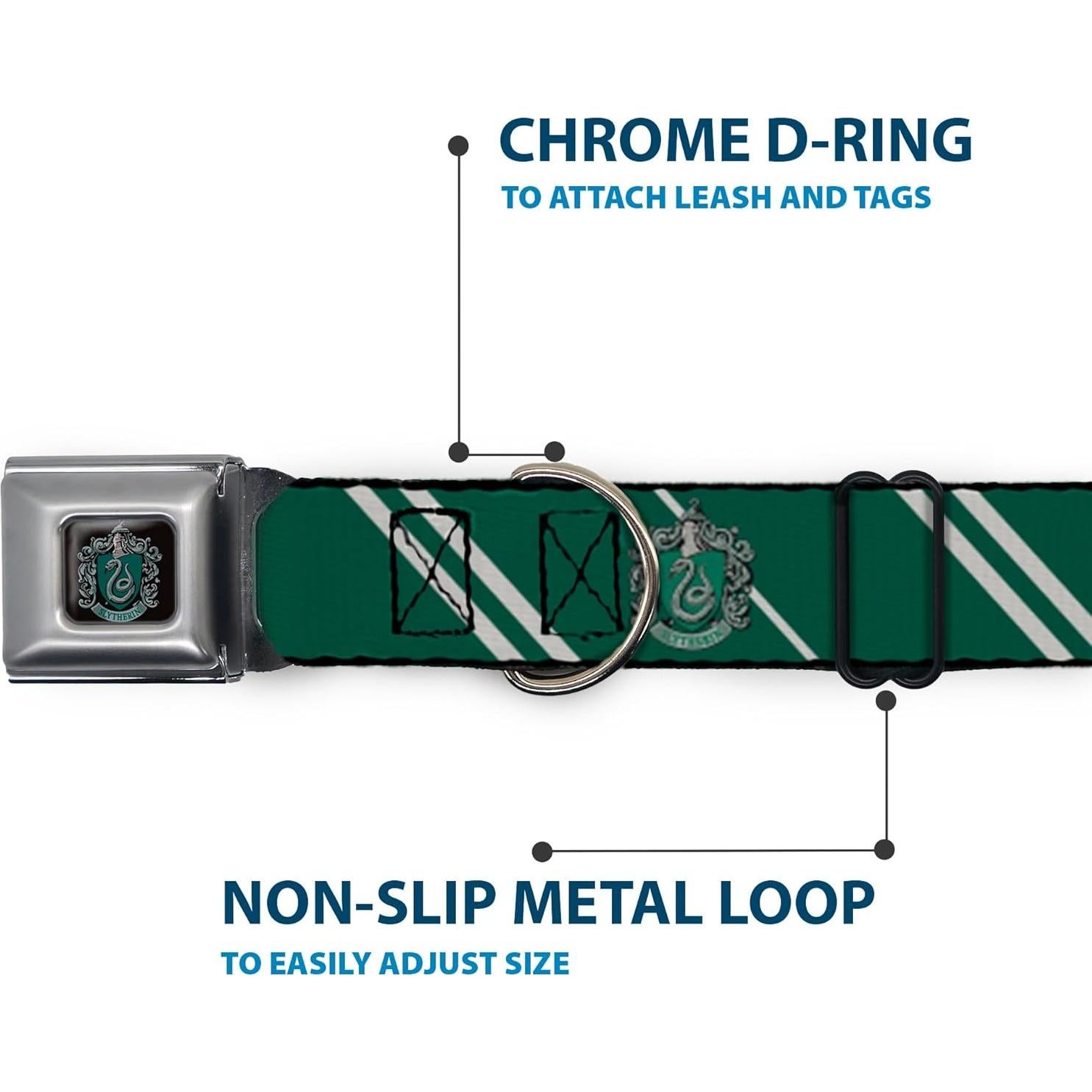 Collar para Perros Warner Bros. Slytherin 38-61 cm Verde