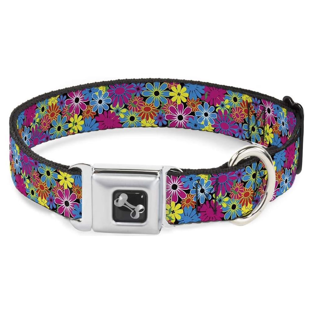 Collar de Perro Buckle-Down Mediano 2.54 cm Ancho Ajustable