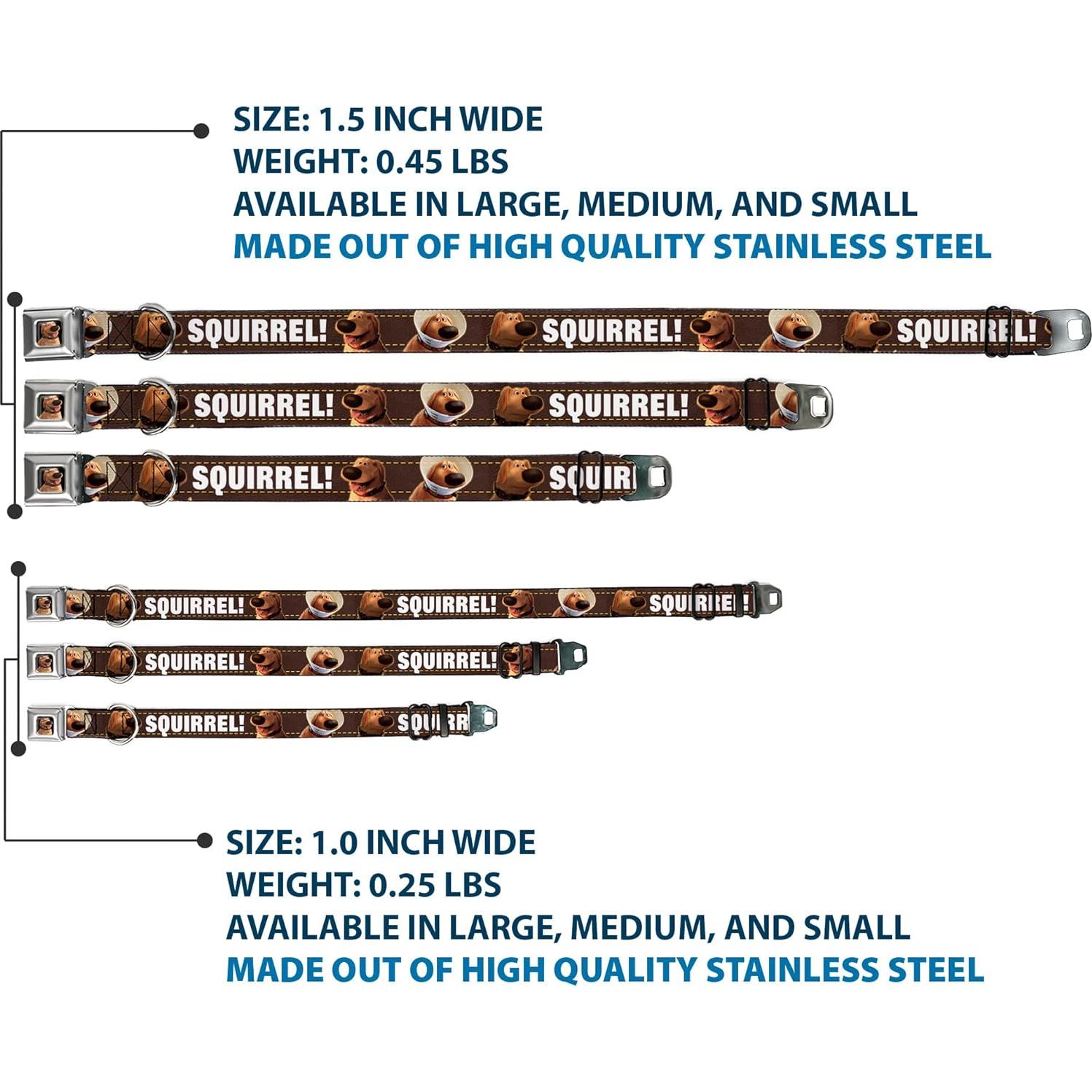Collar de Perro Buckle-Down Dug 3 Poses 15-66 cm Marrón Amarillo Blanco
