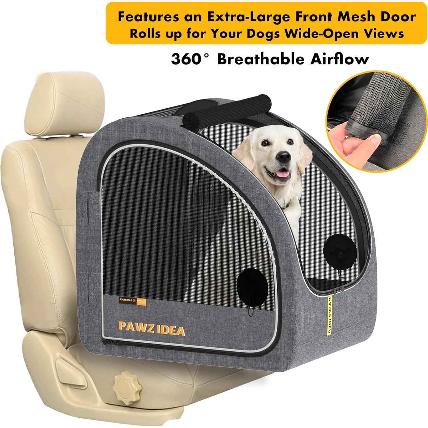 Jaula Portátil para Perros PAWZIDEA Grande 68.6x48.3x71.1cm